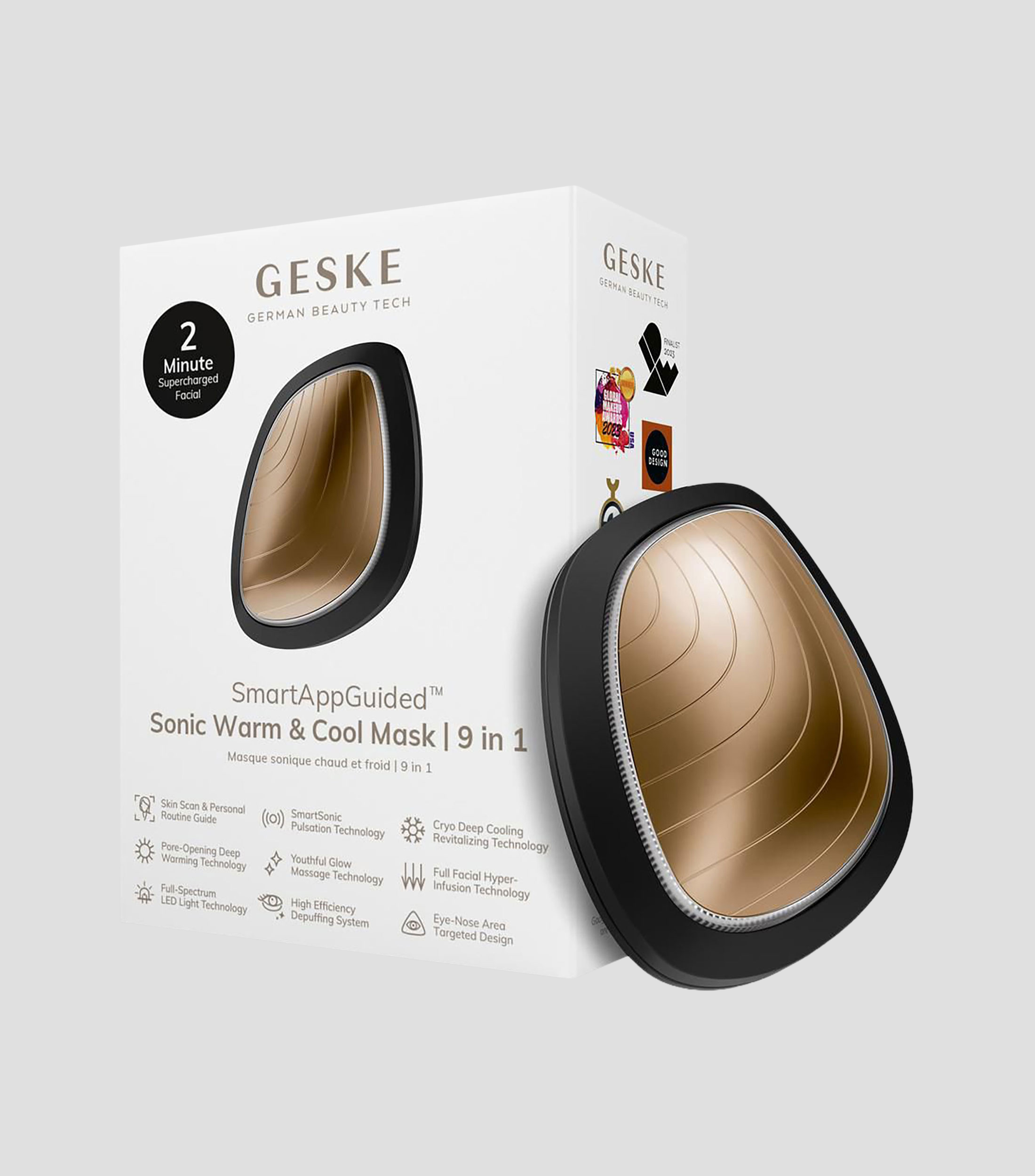 Masajeador SmartAppGuided Sonic Warm & Cool Mask 9 in 1 Unisex