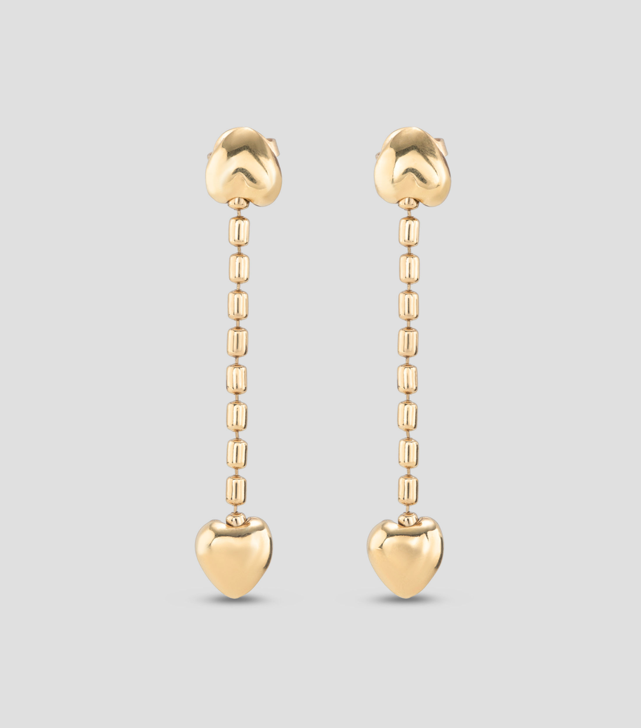 Aretes de corazones Cupido Mujer