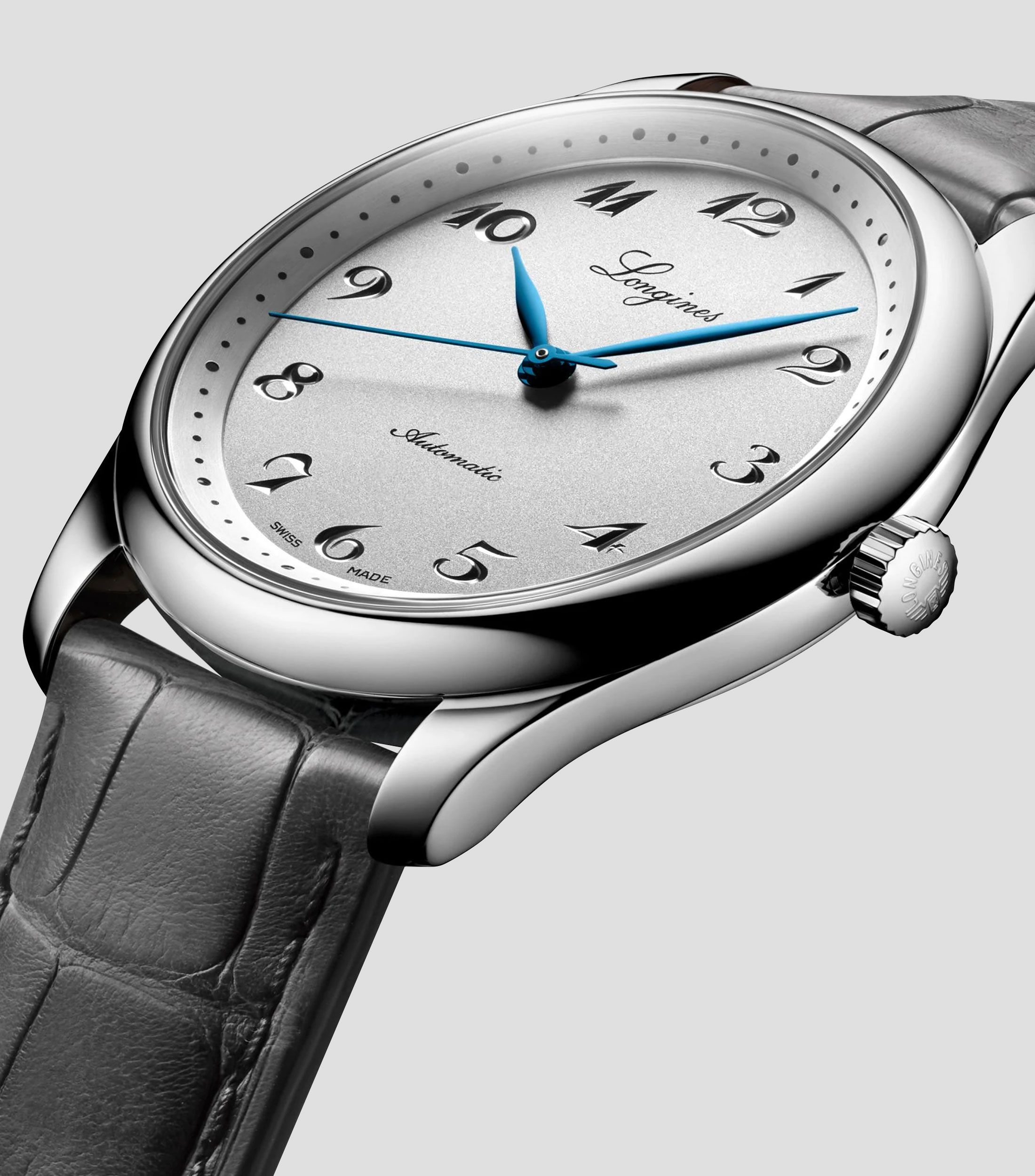 Reloj para Hombre Master Collection de Piel Casual Gris