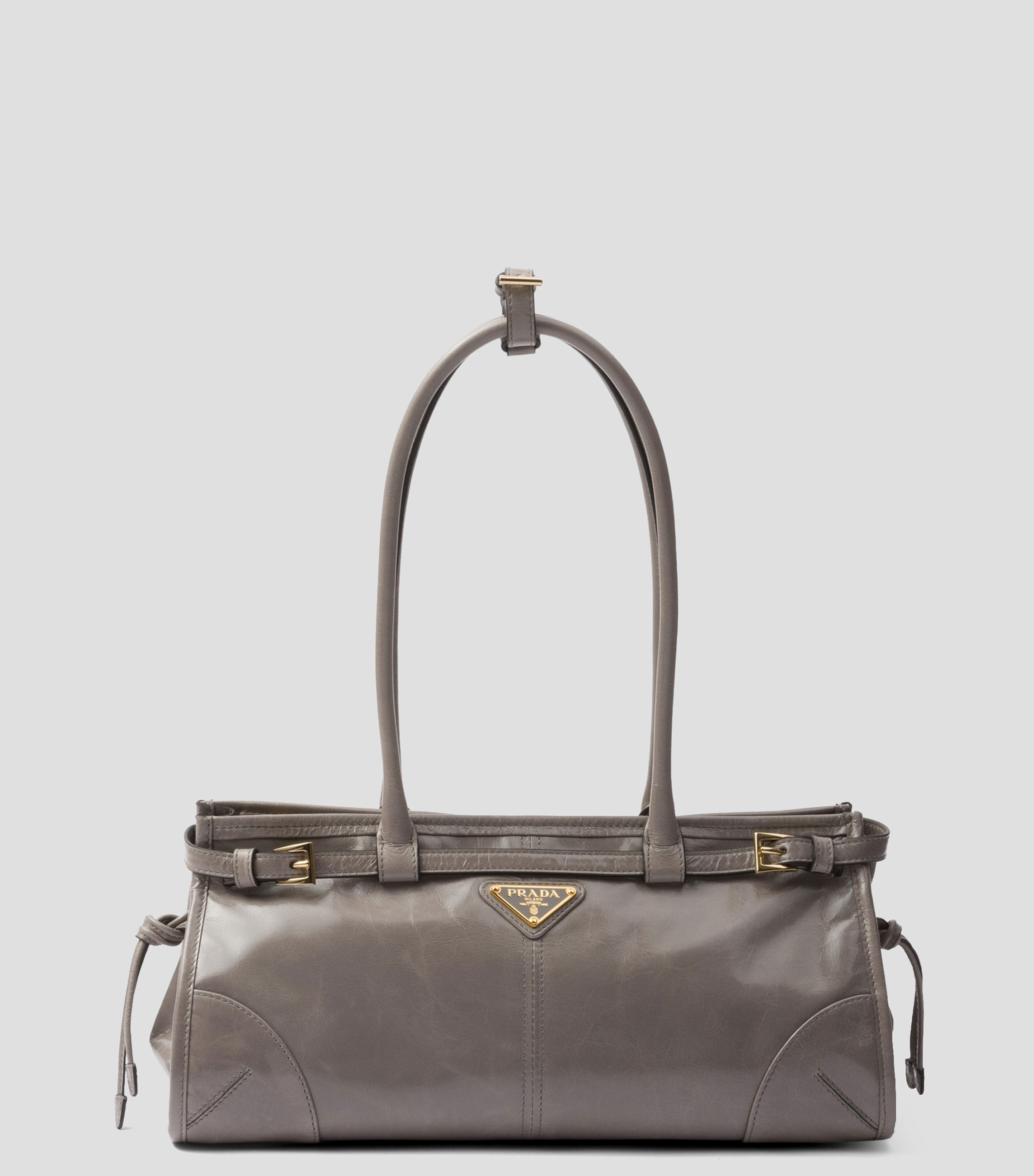 Bolsa Tote Gris en Piel Bonnie, Mujer