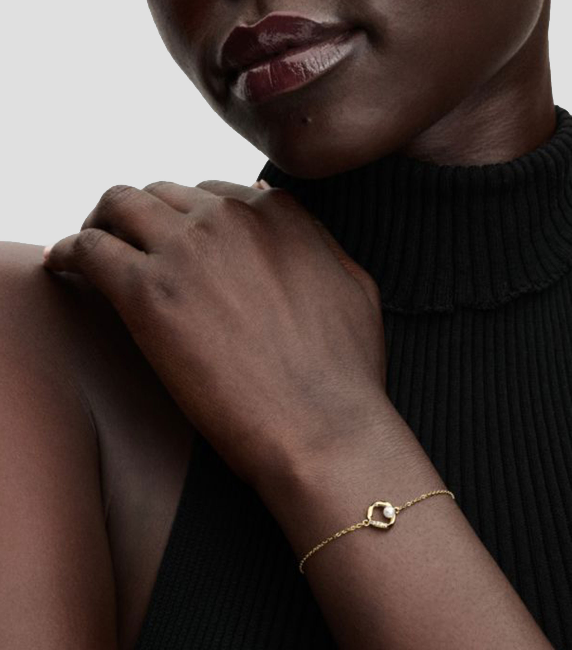 Brazalete con perla Unisex