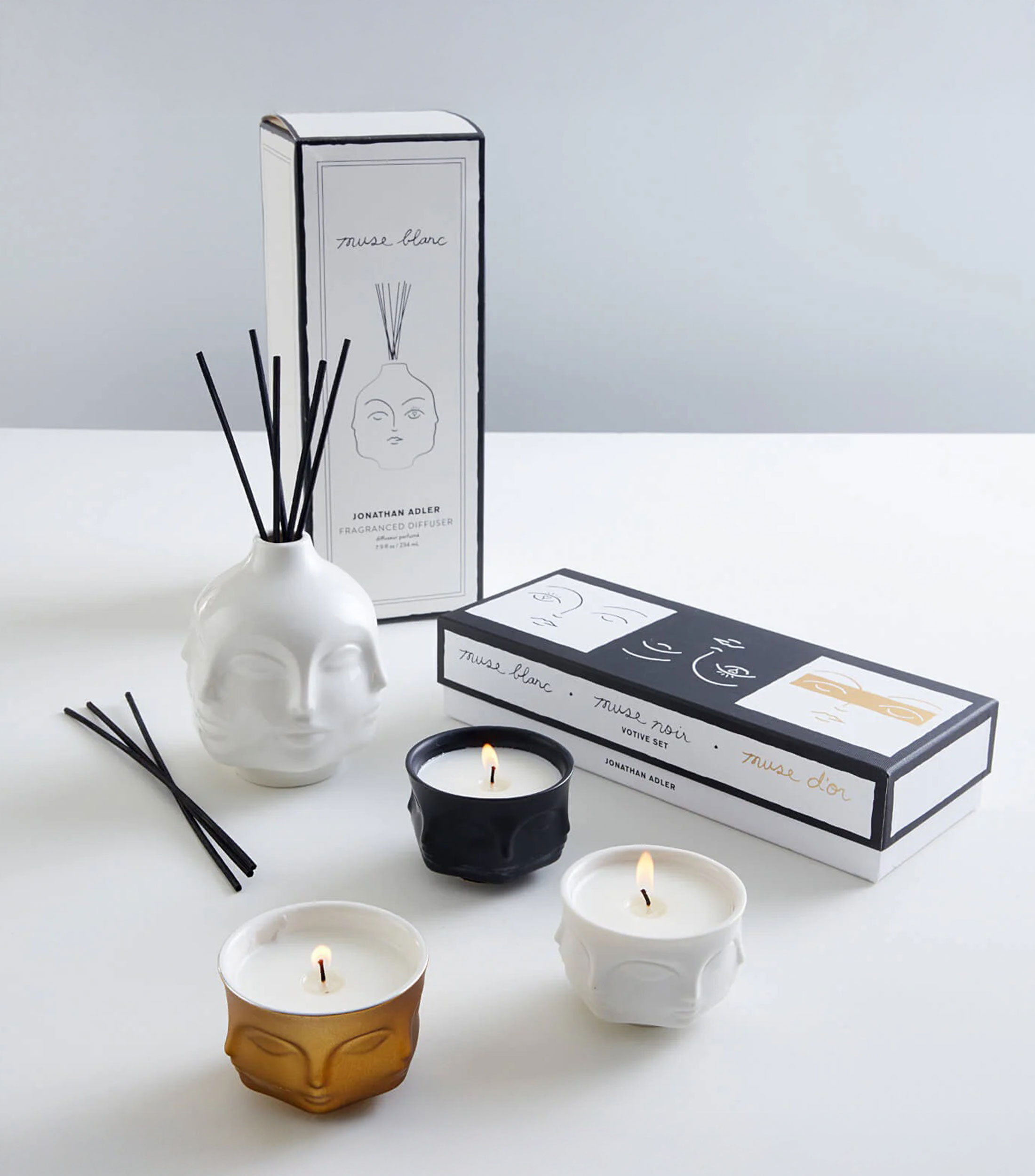 Set 3 velas decorativas Muse