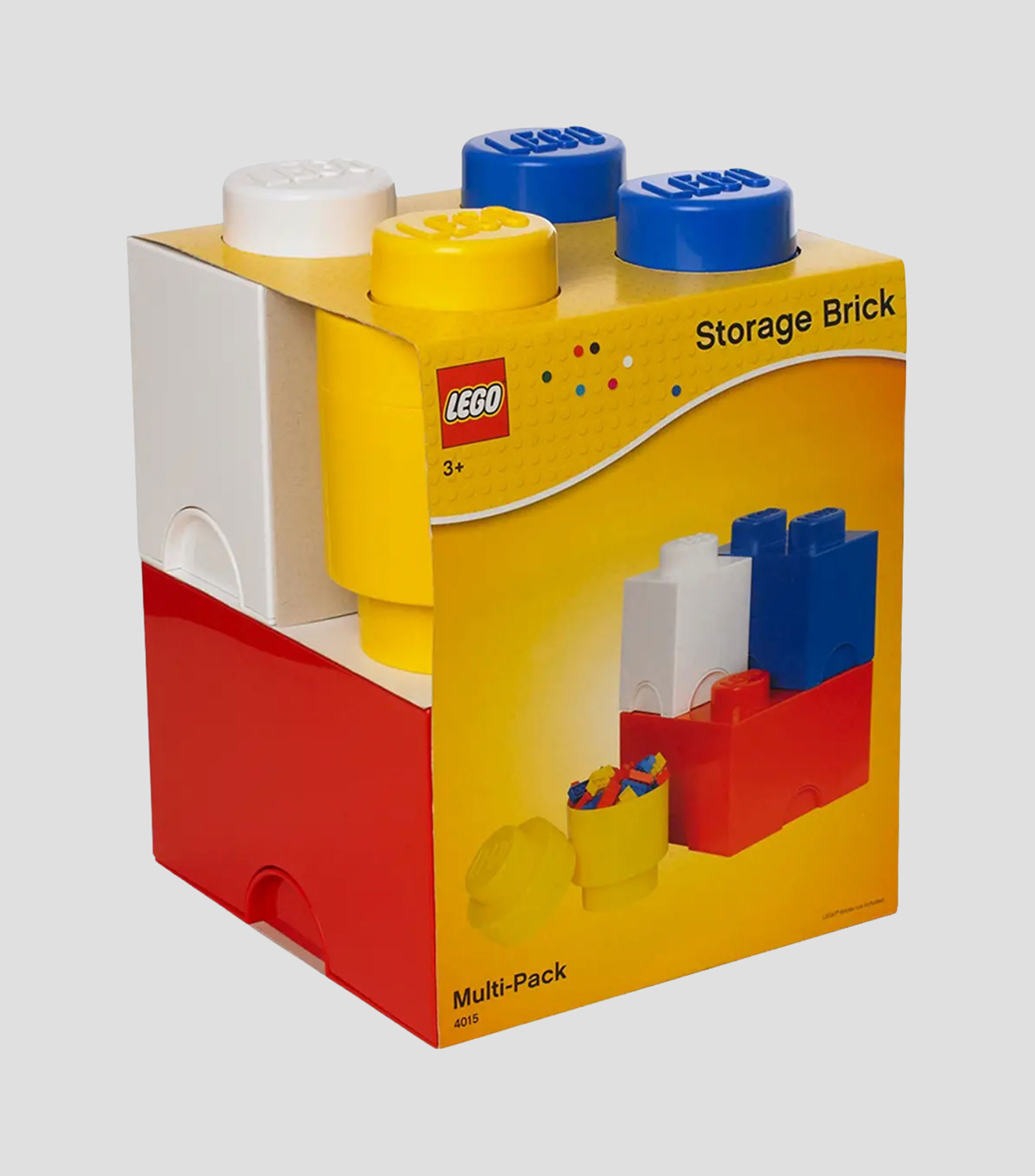 Lego Storage, Set de 4 Piezas Multicolor
