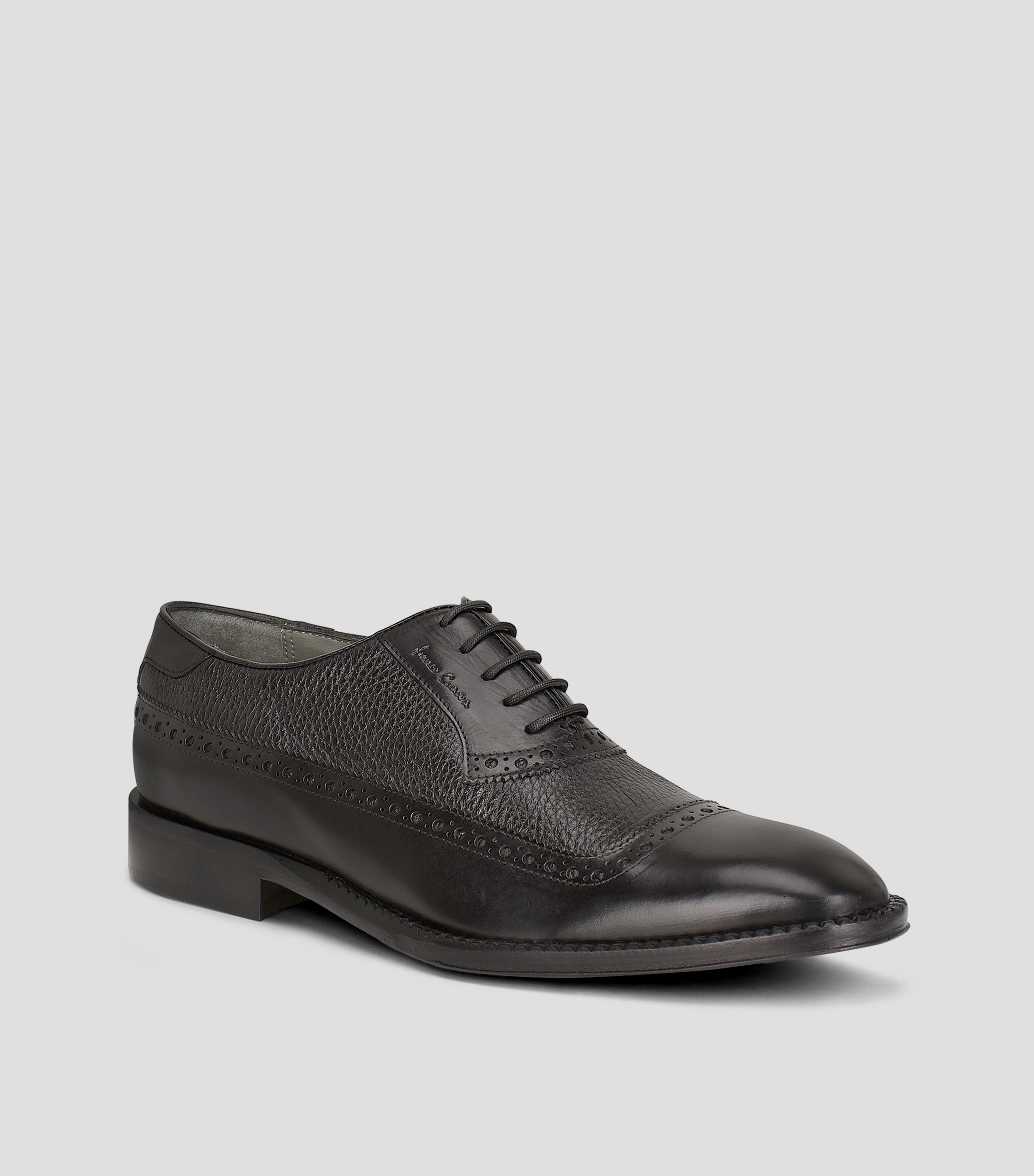 Zapatos De Vestir Oxford negros en piel Hombre