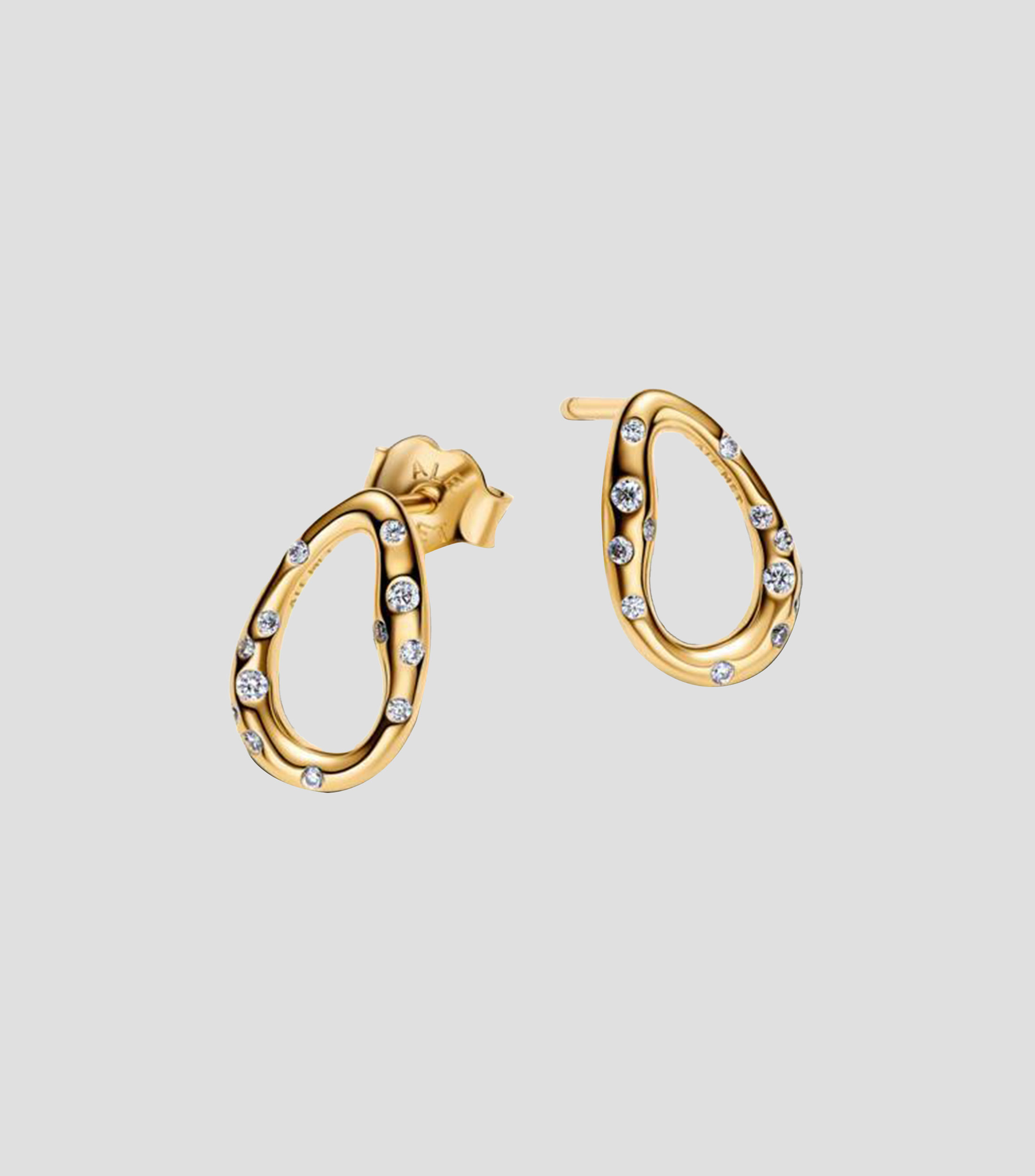 Aretes en Plata con piedras Mujer
