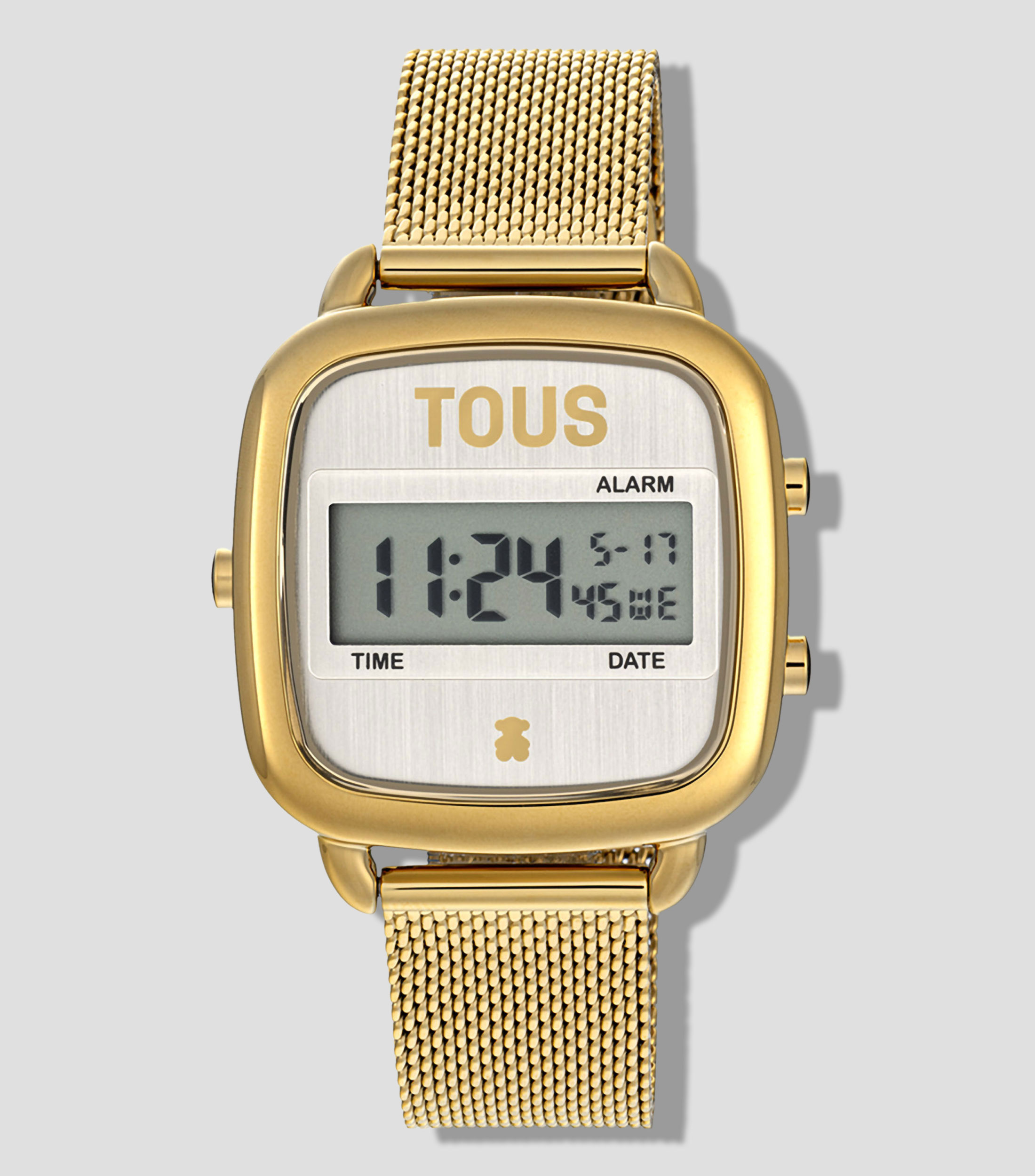 Reloj digital para mujer D-Logo New Casual, Dorado