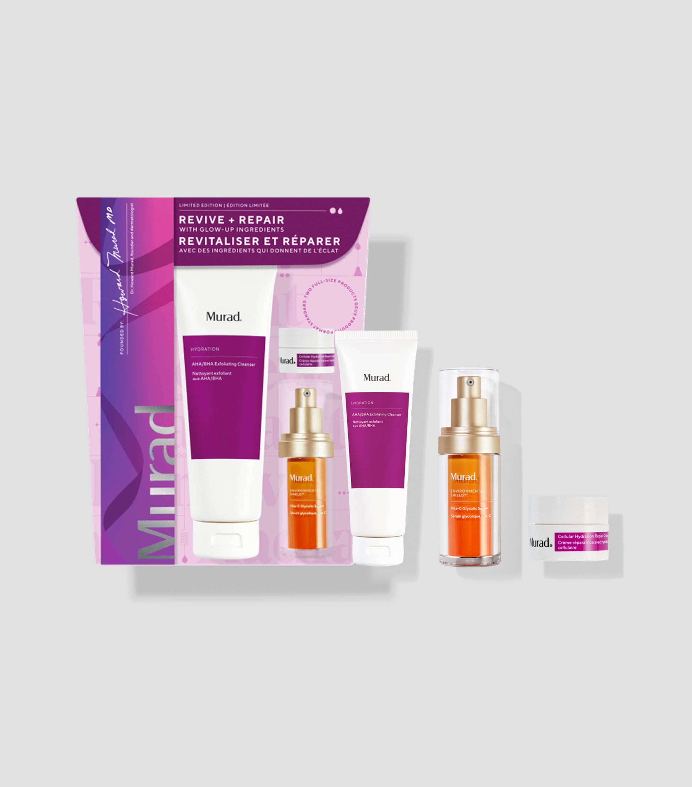 Set Revive Repair with Glow-Up Ingredients
