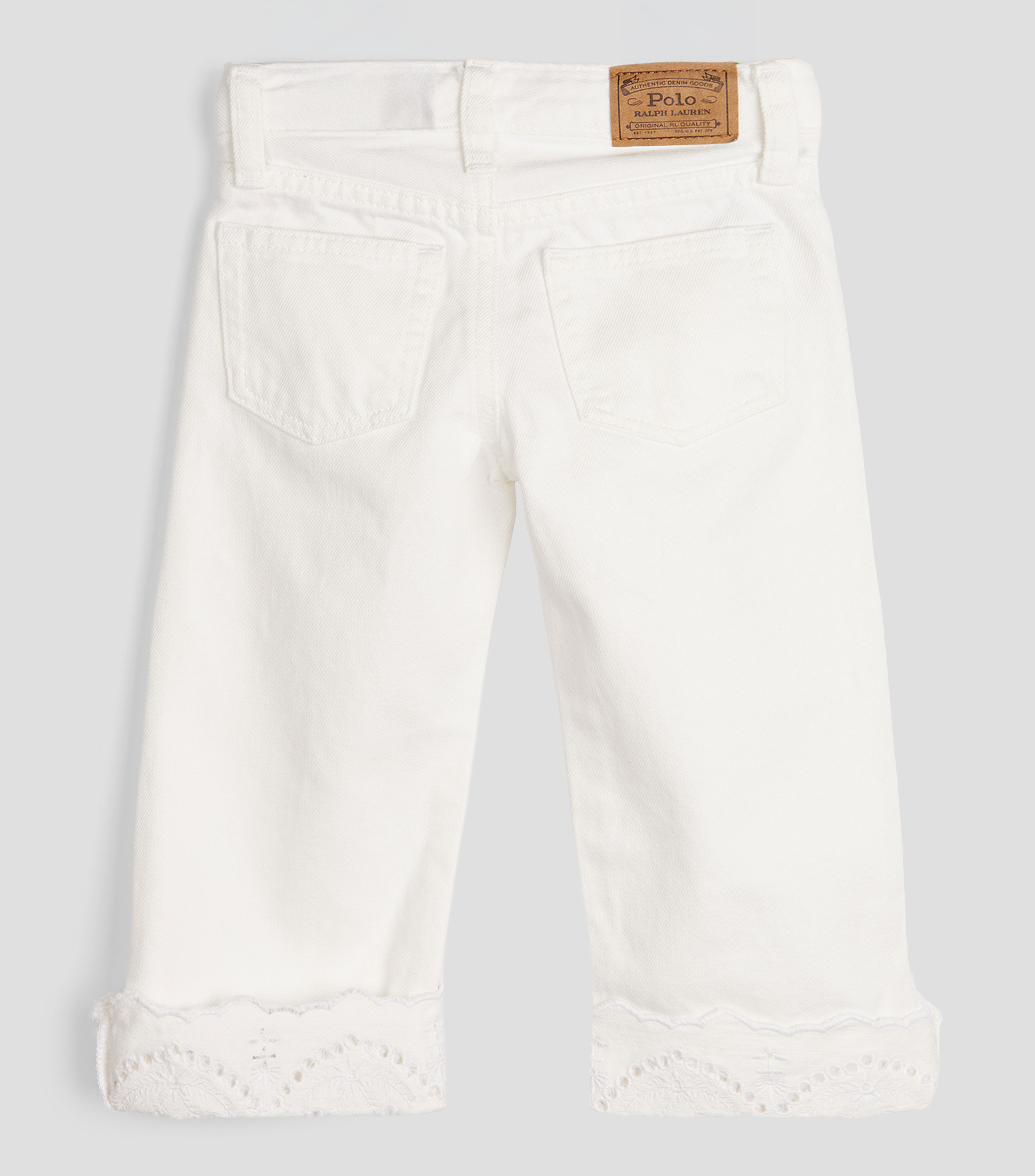 Jeans wideleg liso Niña
