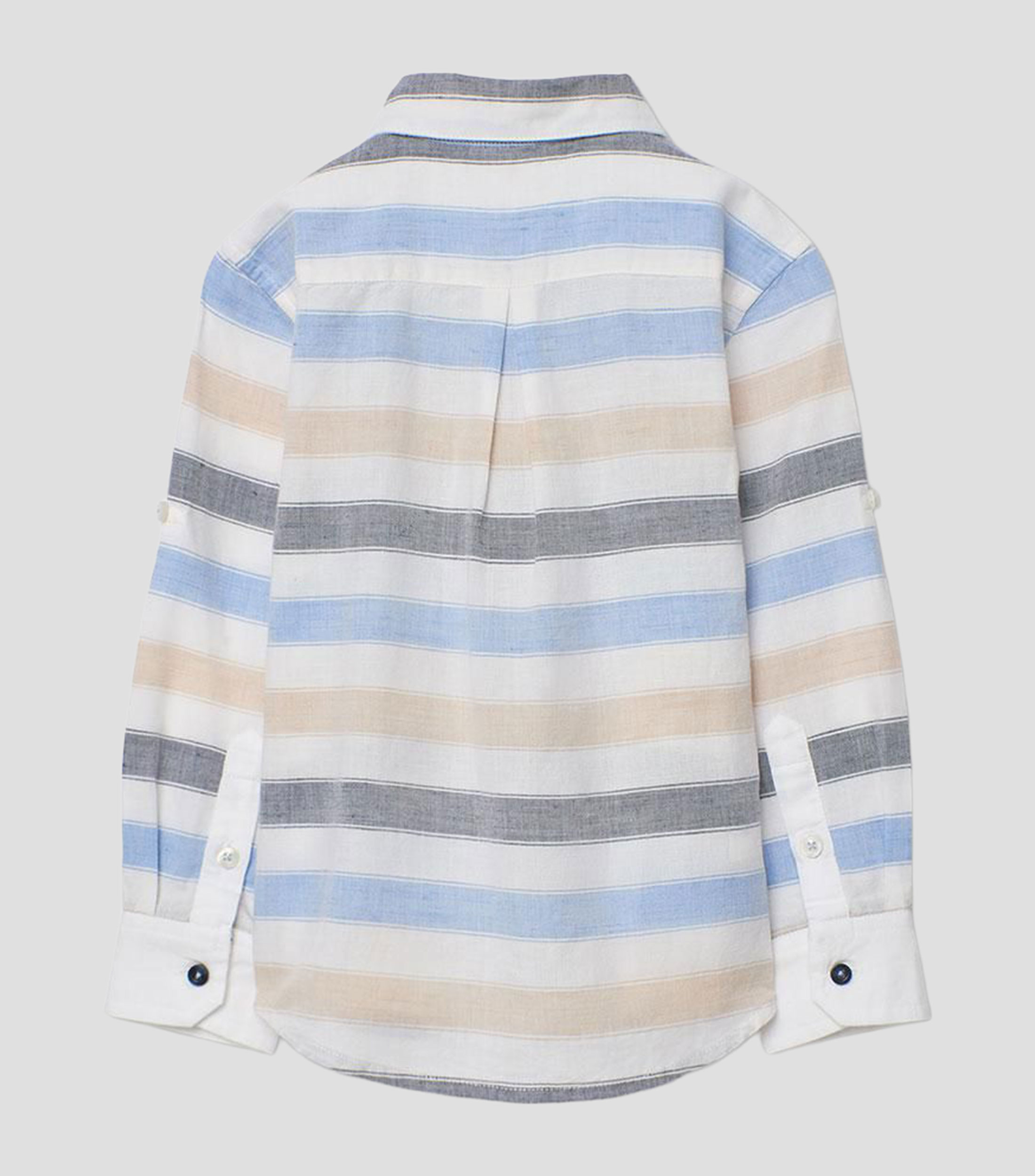 Camisa a rayas manga larga Niño