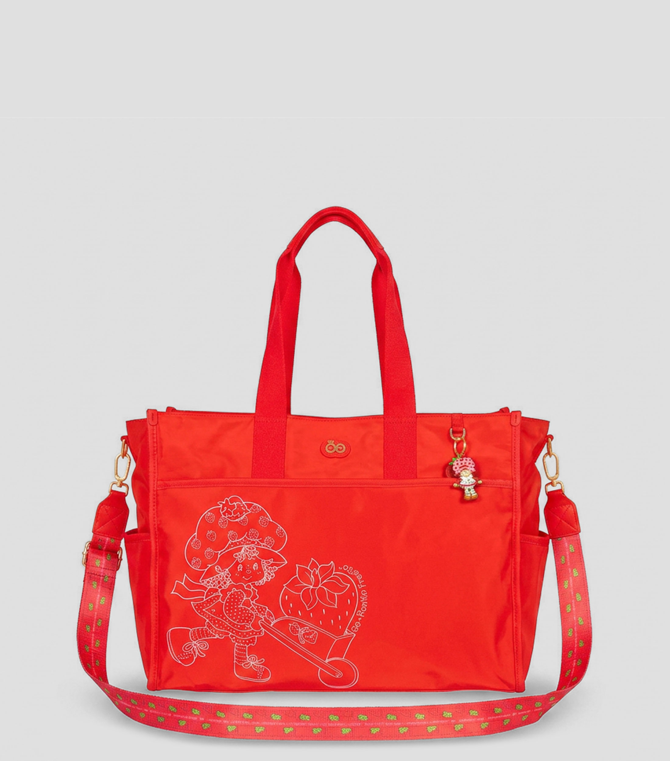 Bolsa pañalera tote roja estampada Cloe Mom & Baby 15 Plg Mujer