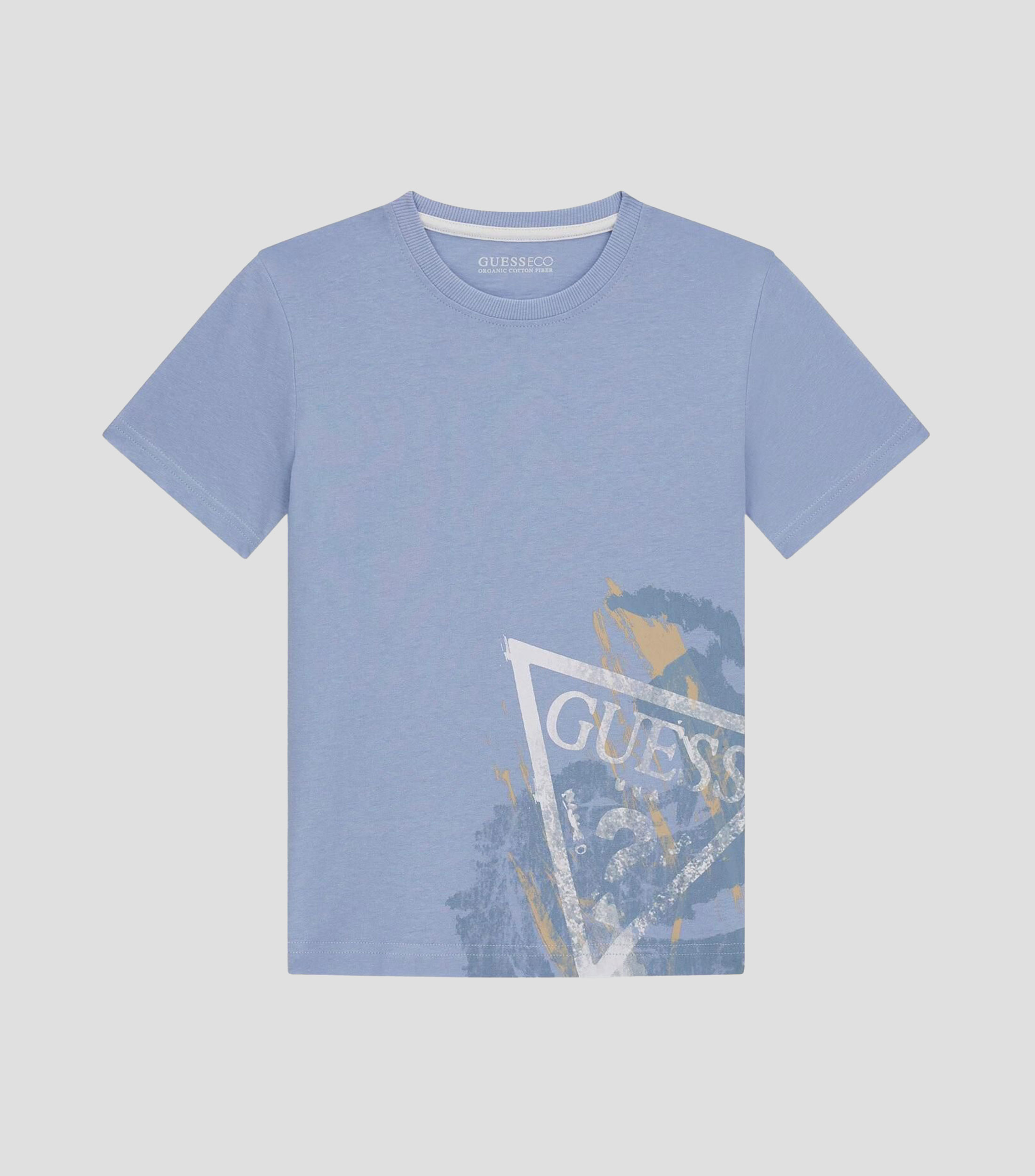 Playera cuello redondo manga corta con estampado Niño