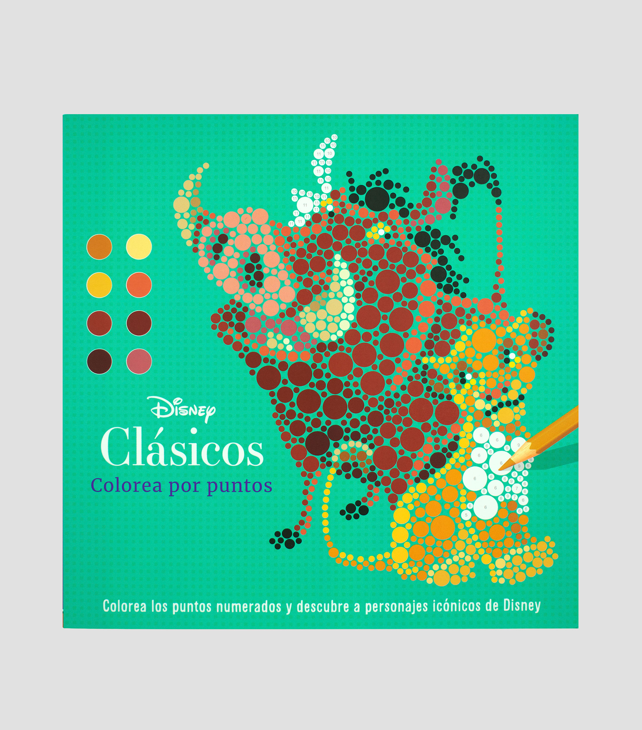 Arte Y RecreaciónLibro Infantil para Colorear: Colorea por Puntos: Disney Clásicos, Disney