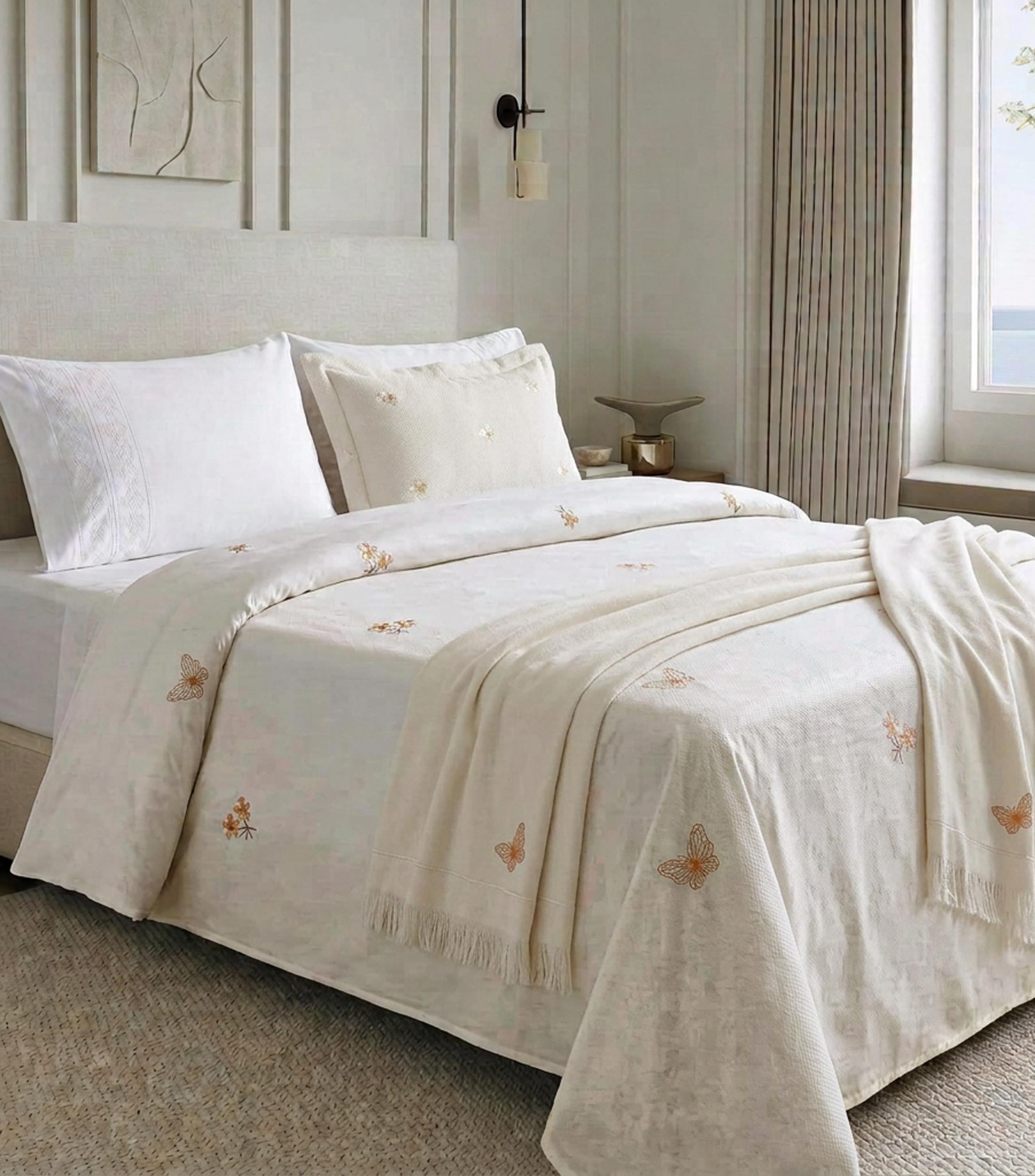 Funda para Duvet King Size de algodón Nature