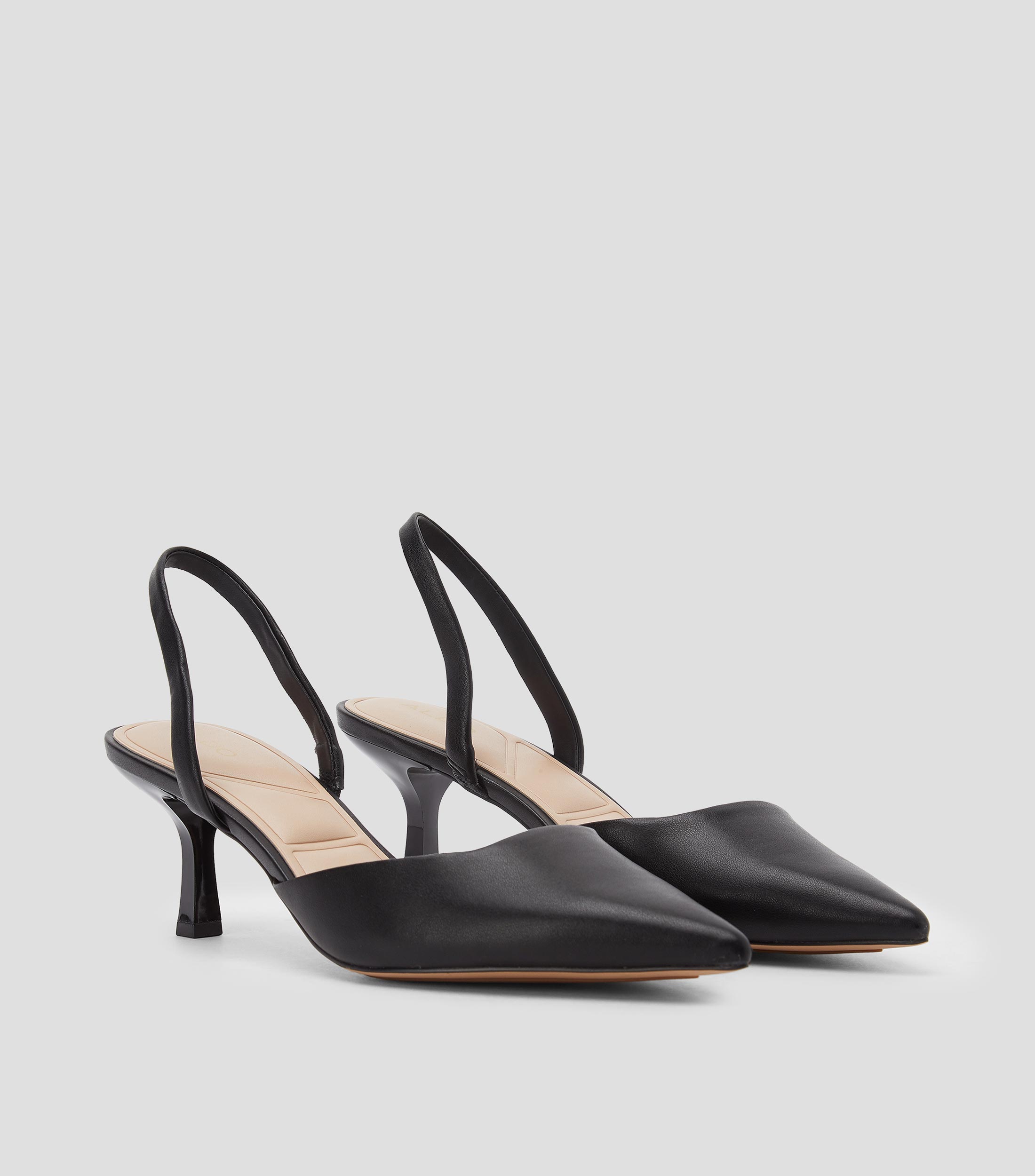 Zapatillas de Tacon Medio Cuadrado Mujer