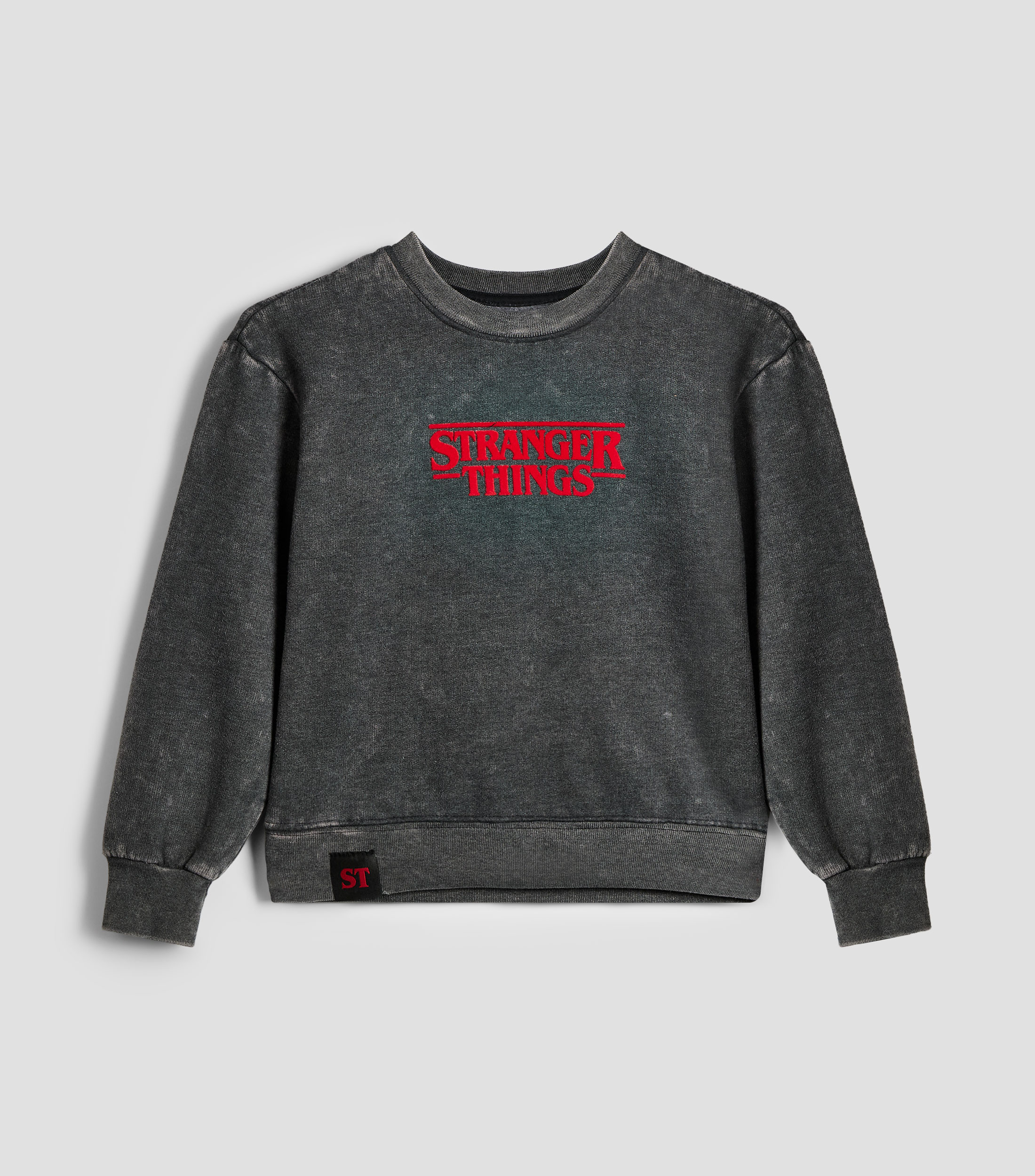 Sudadera cuello redondo manga larga Stranger Things Niña