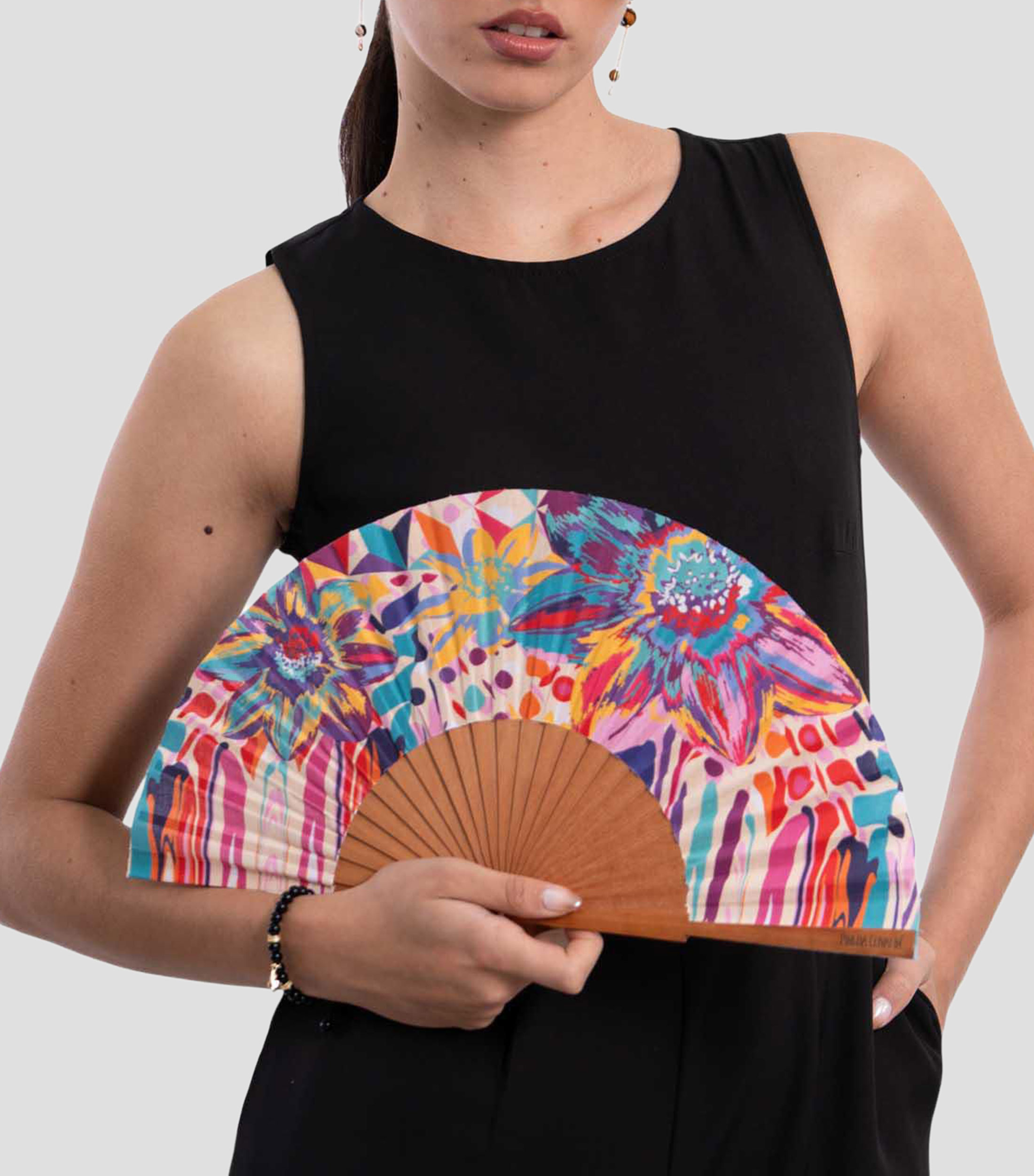 Abanico Arte Efímero estampado Mujer