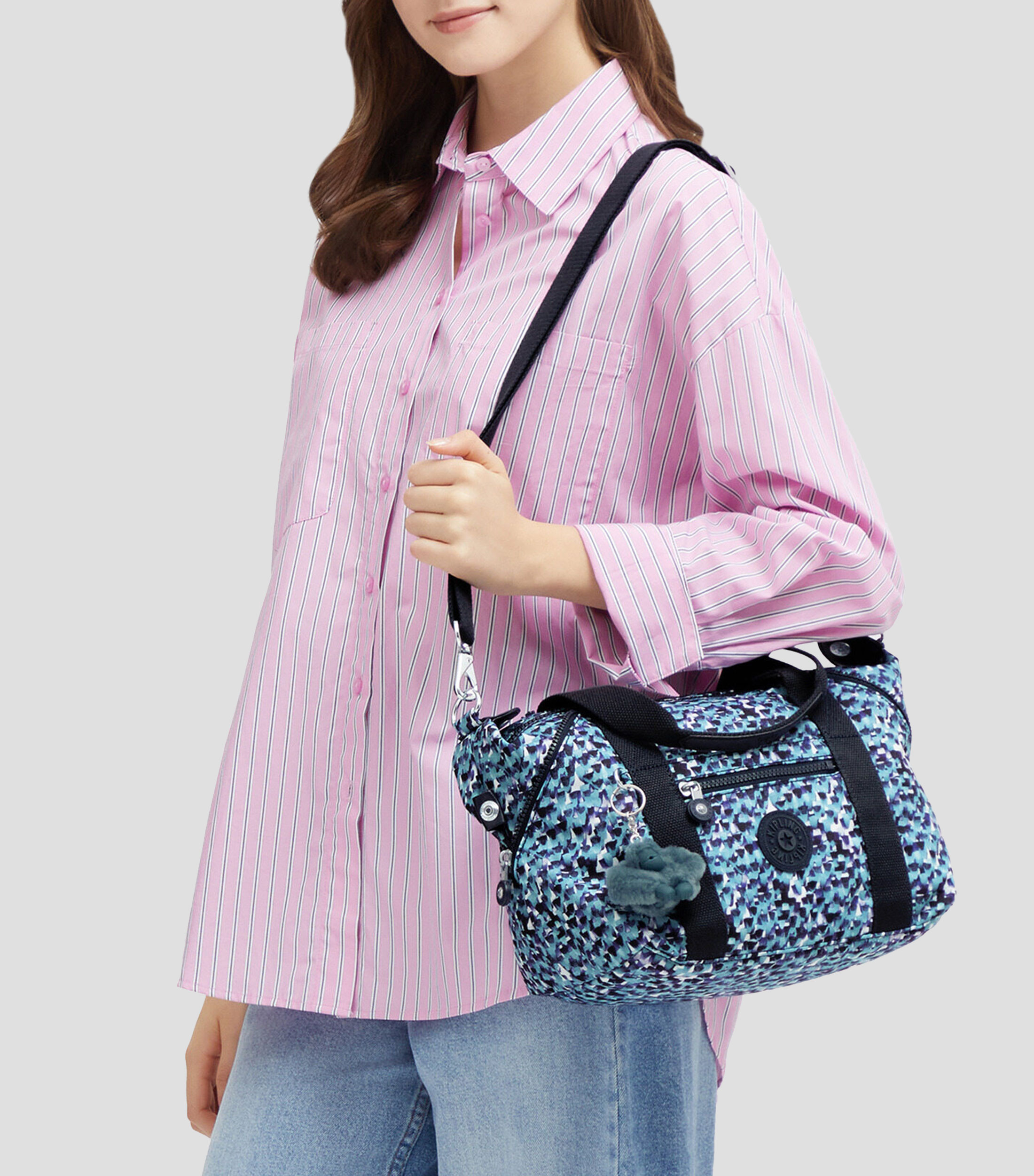 Bolsa shoulder Art Mini estampada Mujer