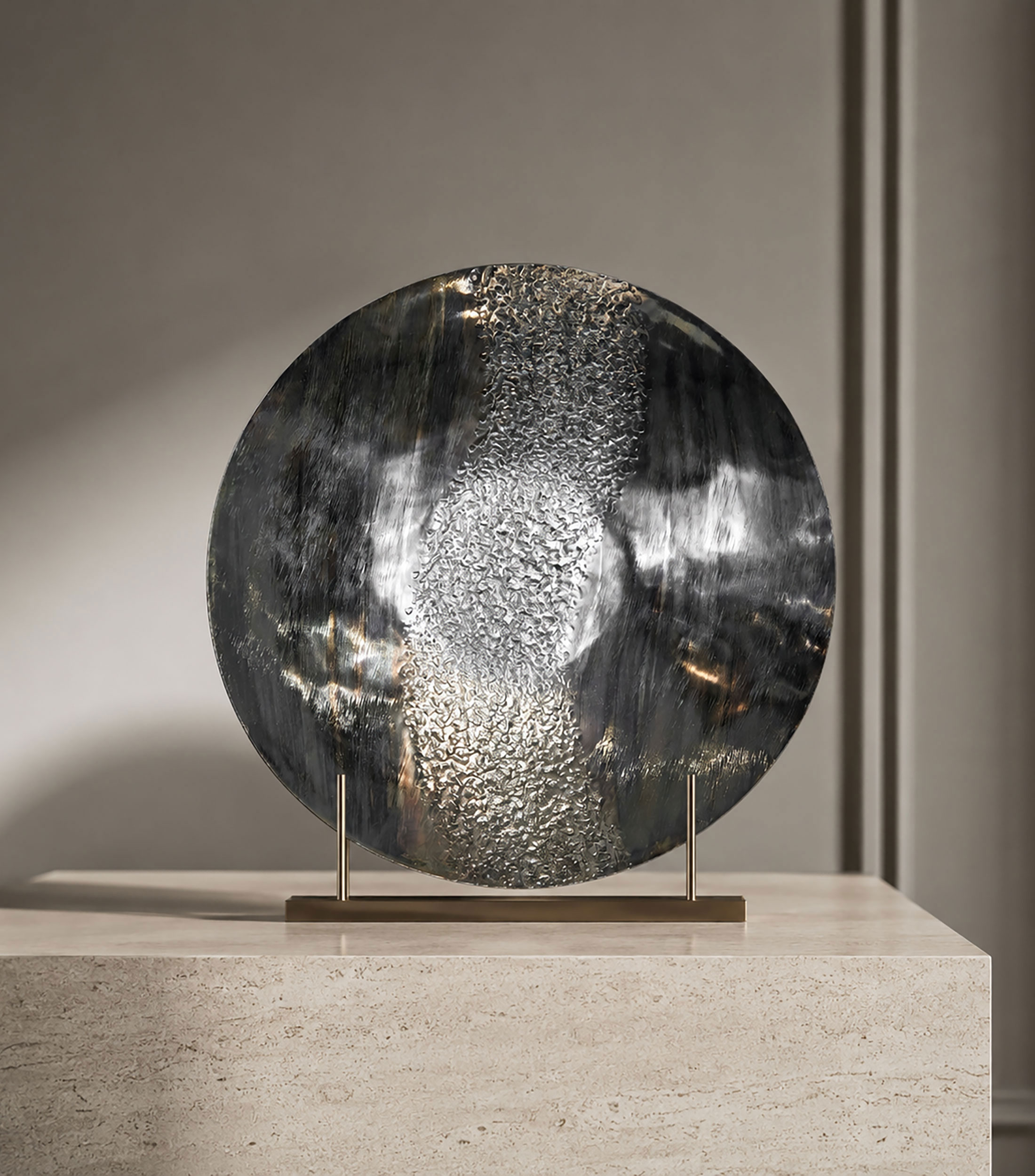 Figura decorativa en metal