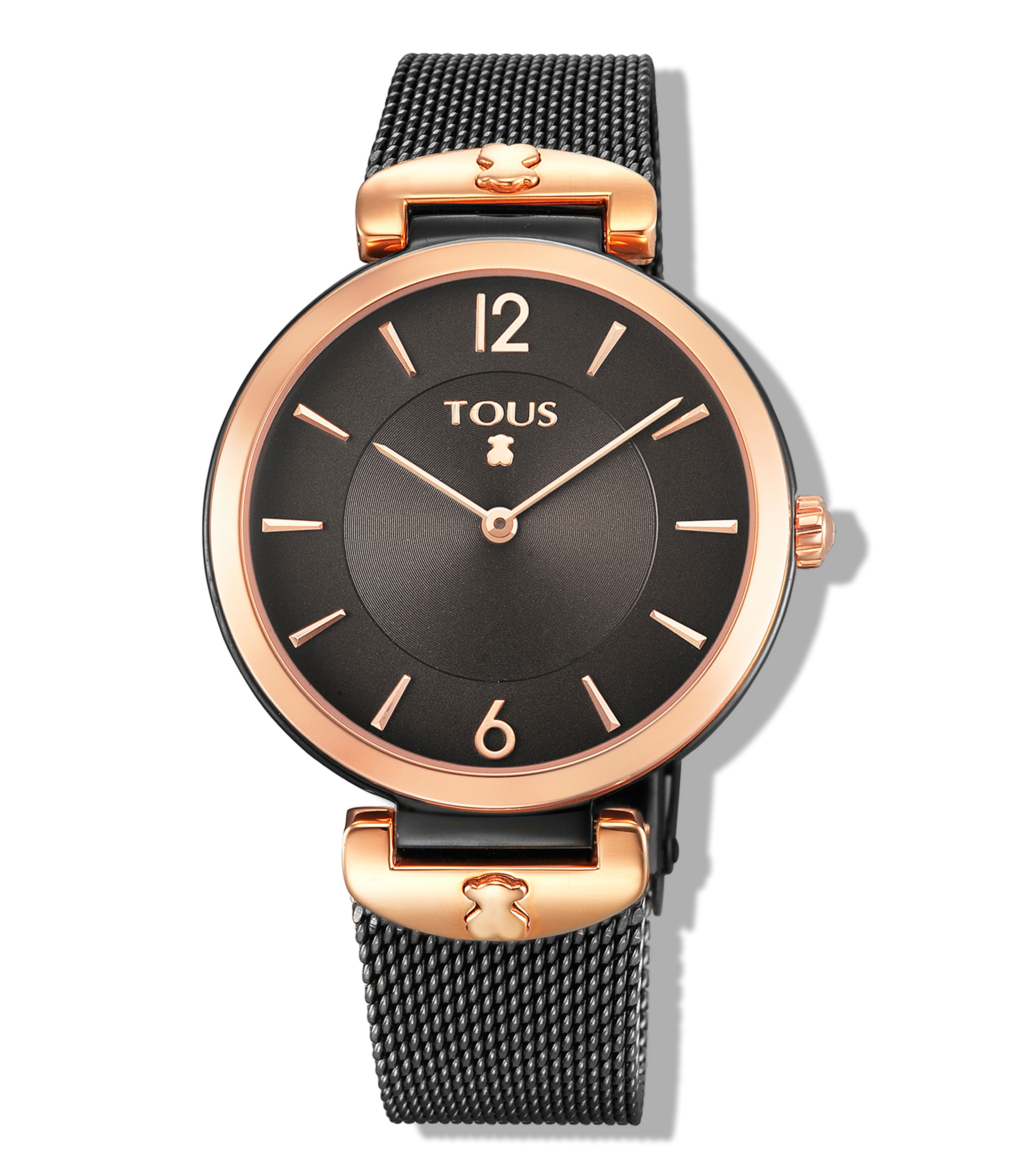 Reloj para mujer Mesh Casual Negro