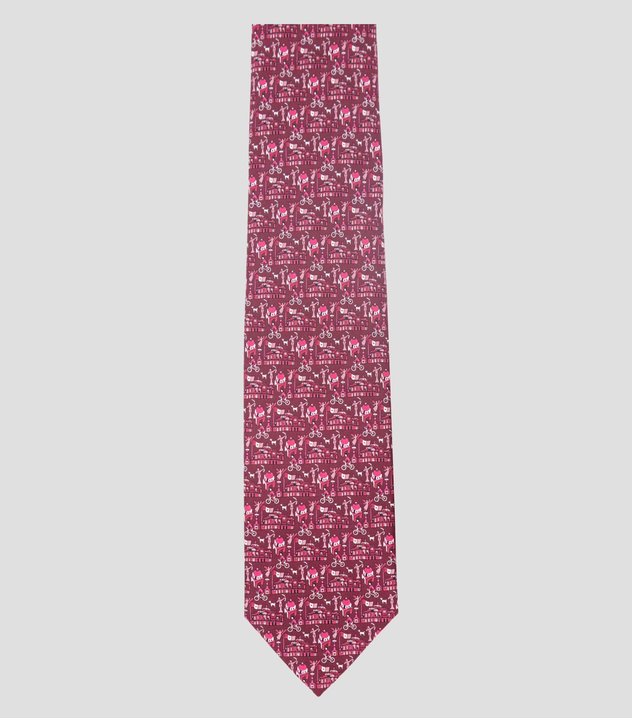Corbata Ancha en Seda Mi Ciudad