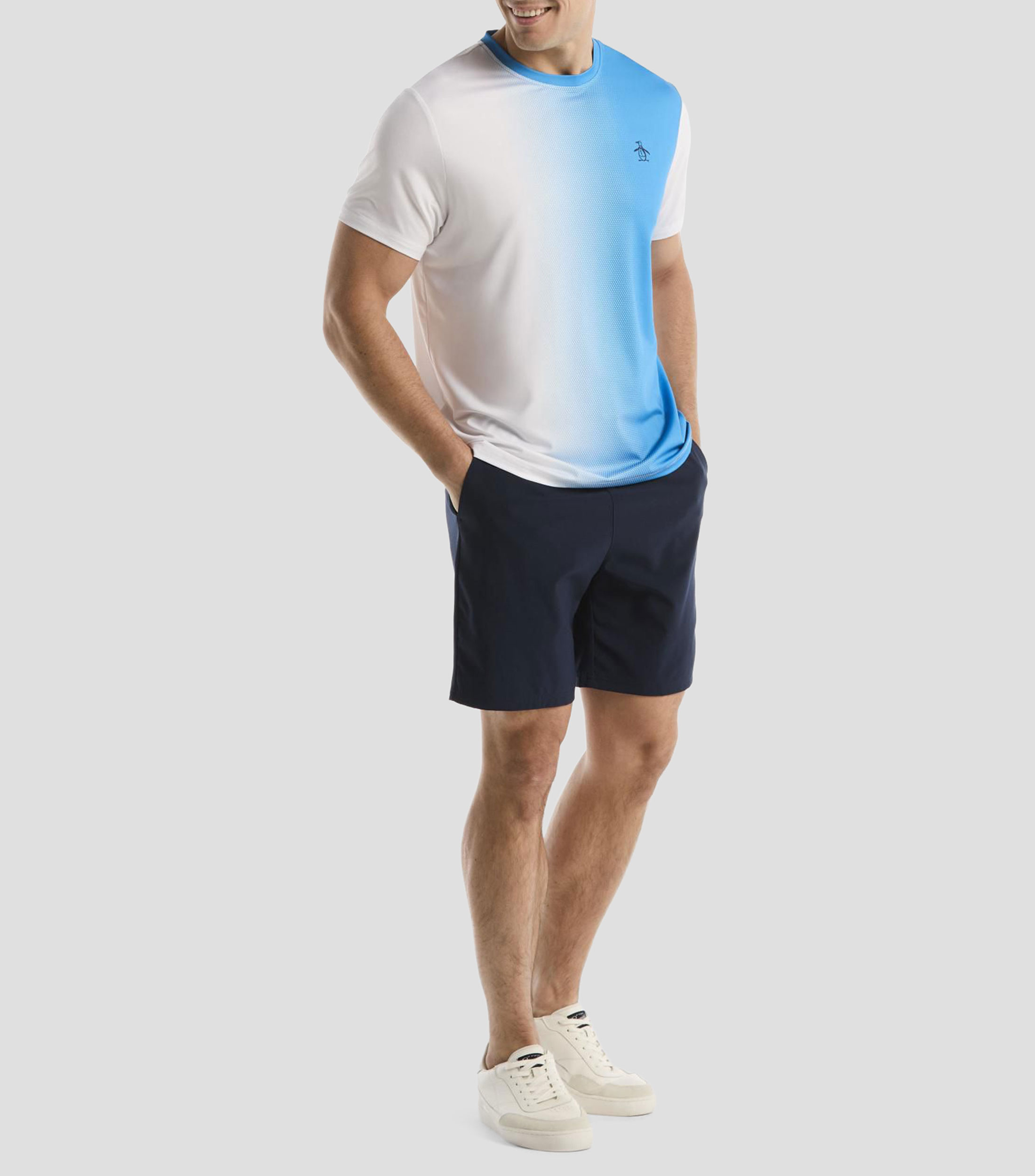 Playera para Pádel cuello redondo manga corta deslavada Hombre