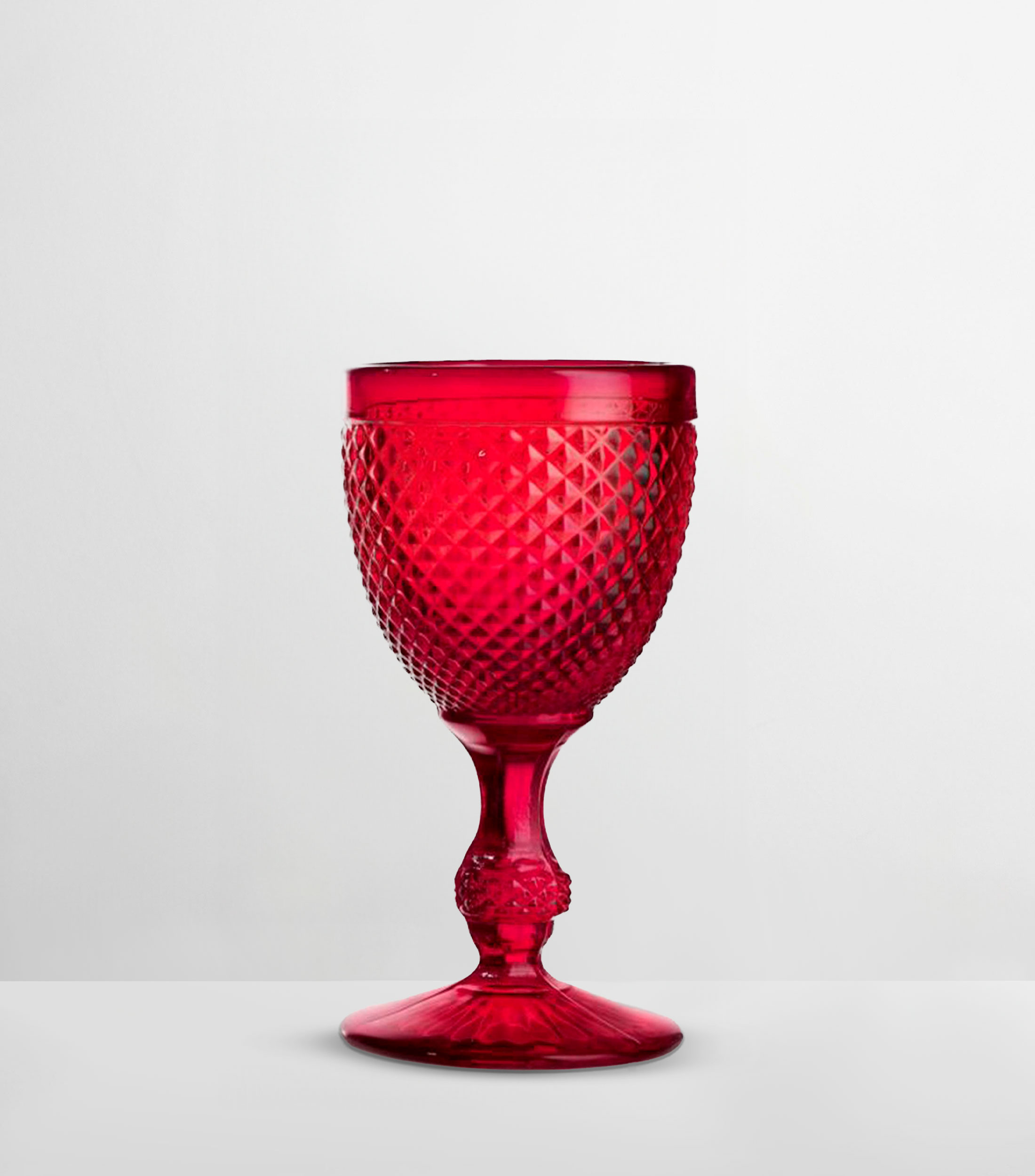 Conj 4 Copas Agua Rojo