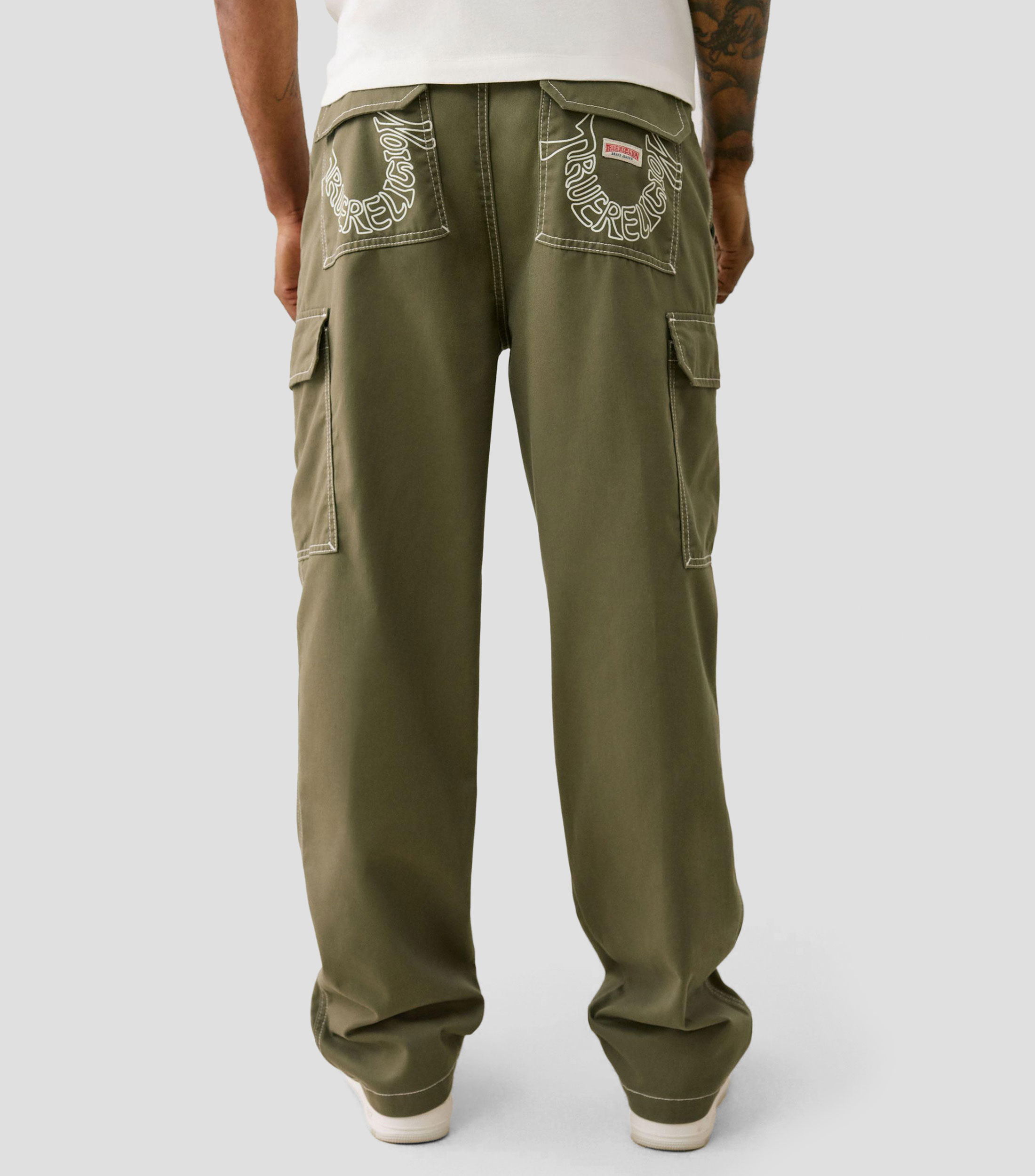 Jeans de corte cargo Hombre