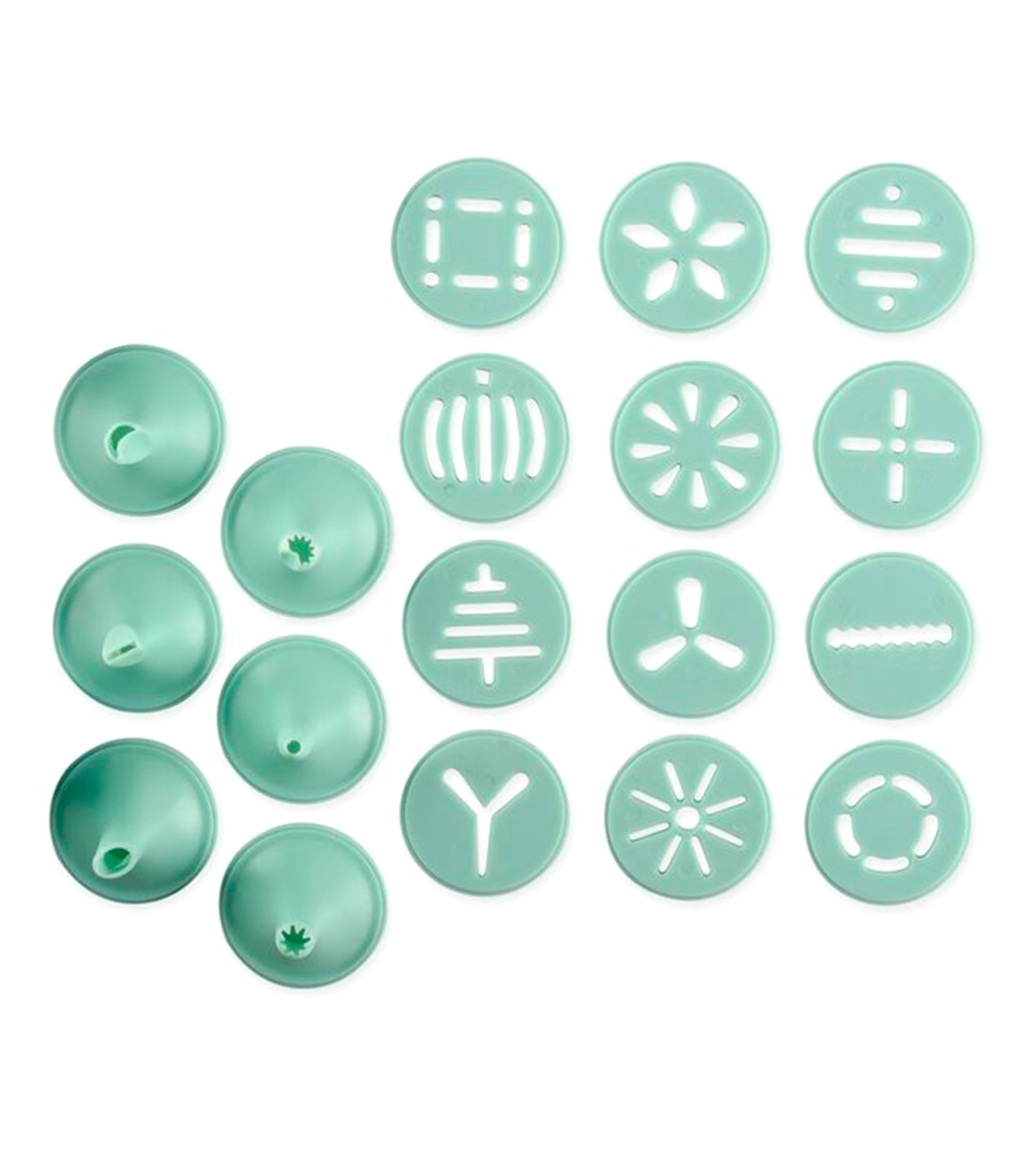 Set 19 Piezas de Pistola para Reposteria con Accesorios menta