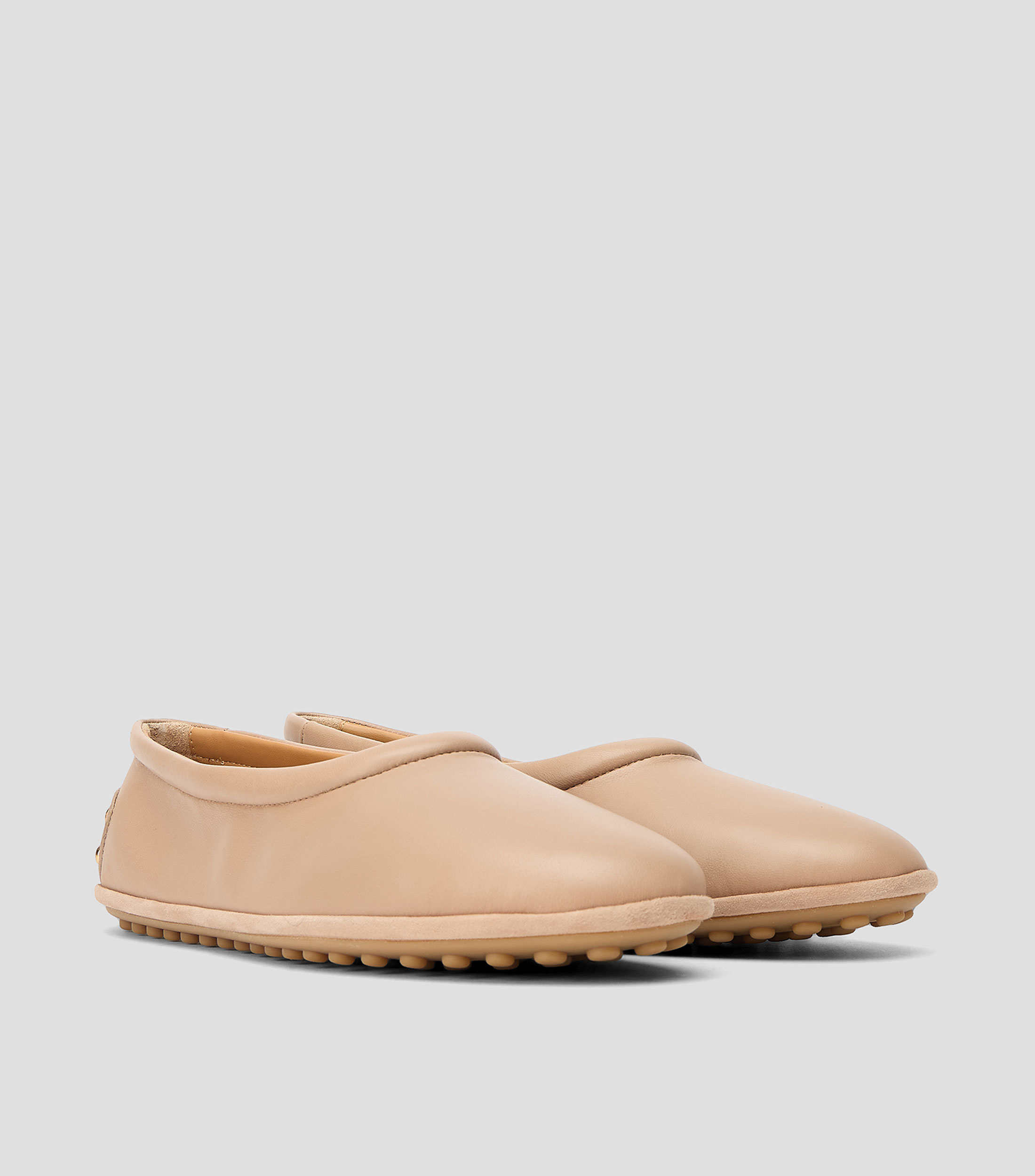 Flats en piel Mujer