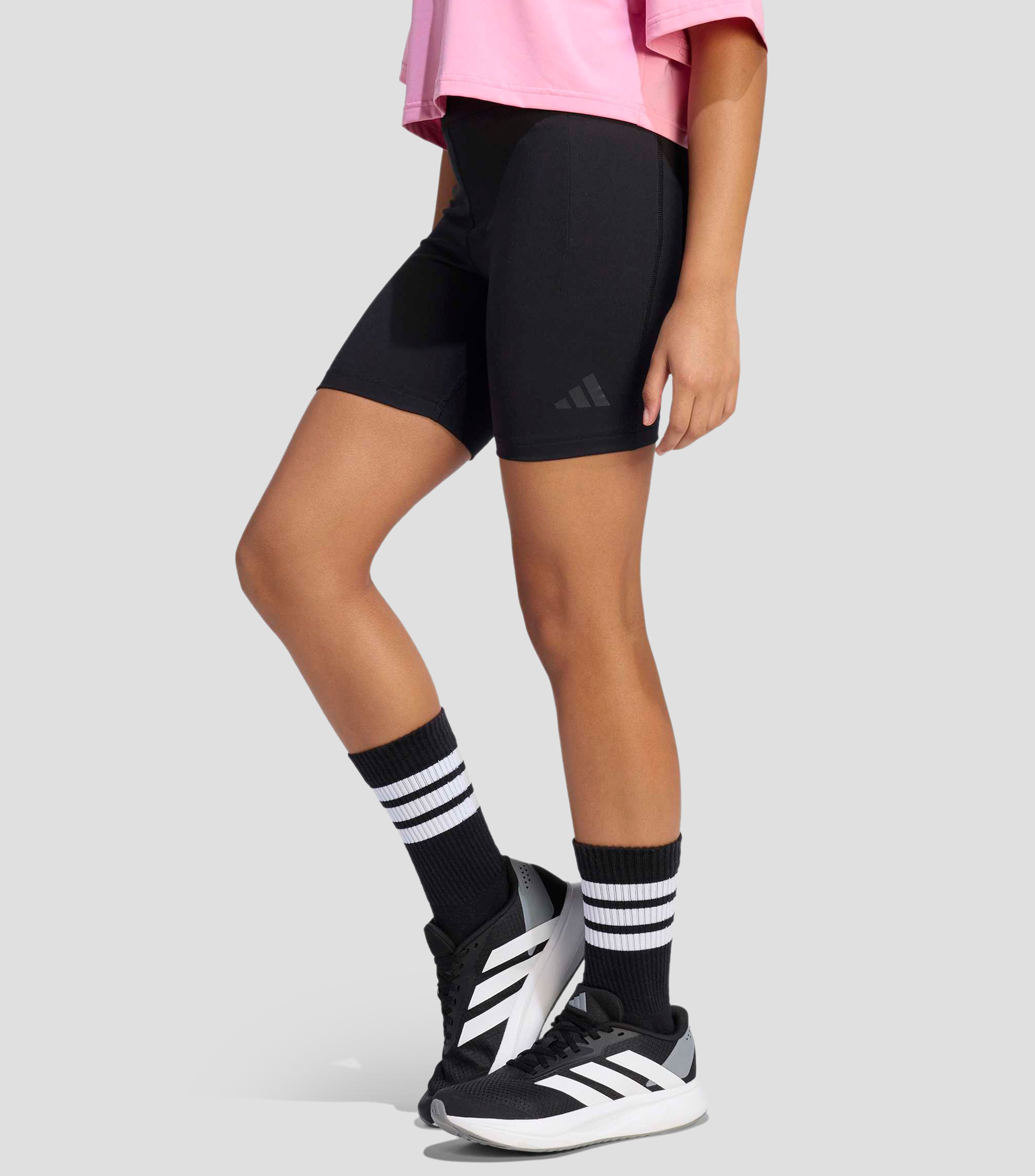 Short Biker para entrenamiento liso Niña