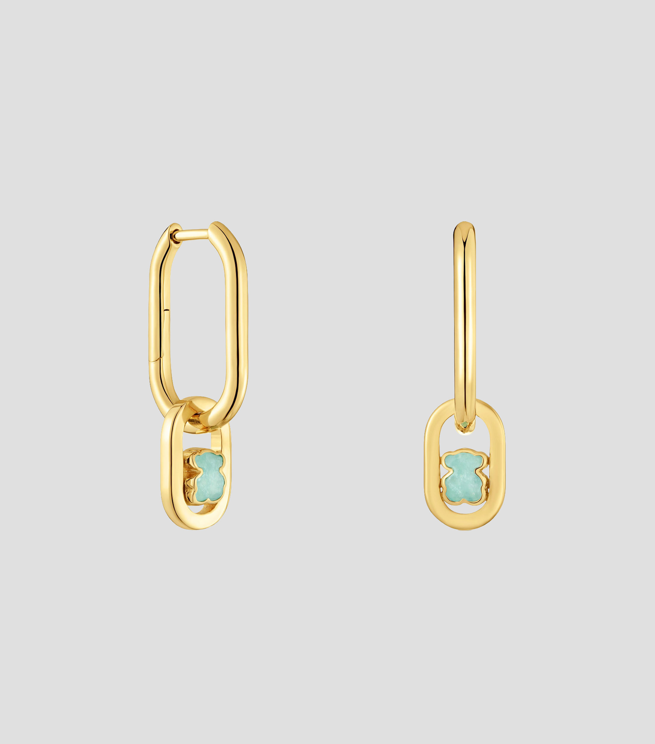 Aretes en plata Camille Mujer