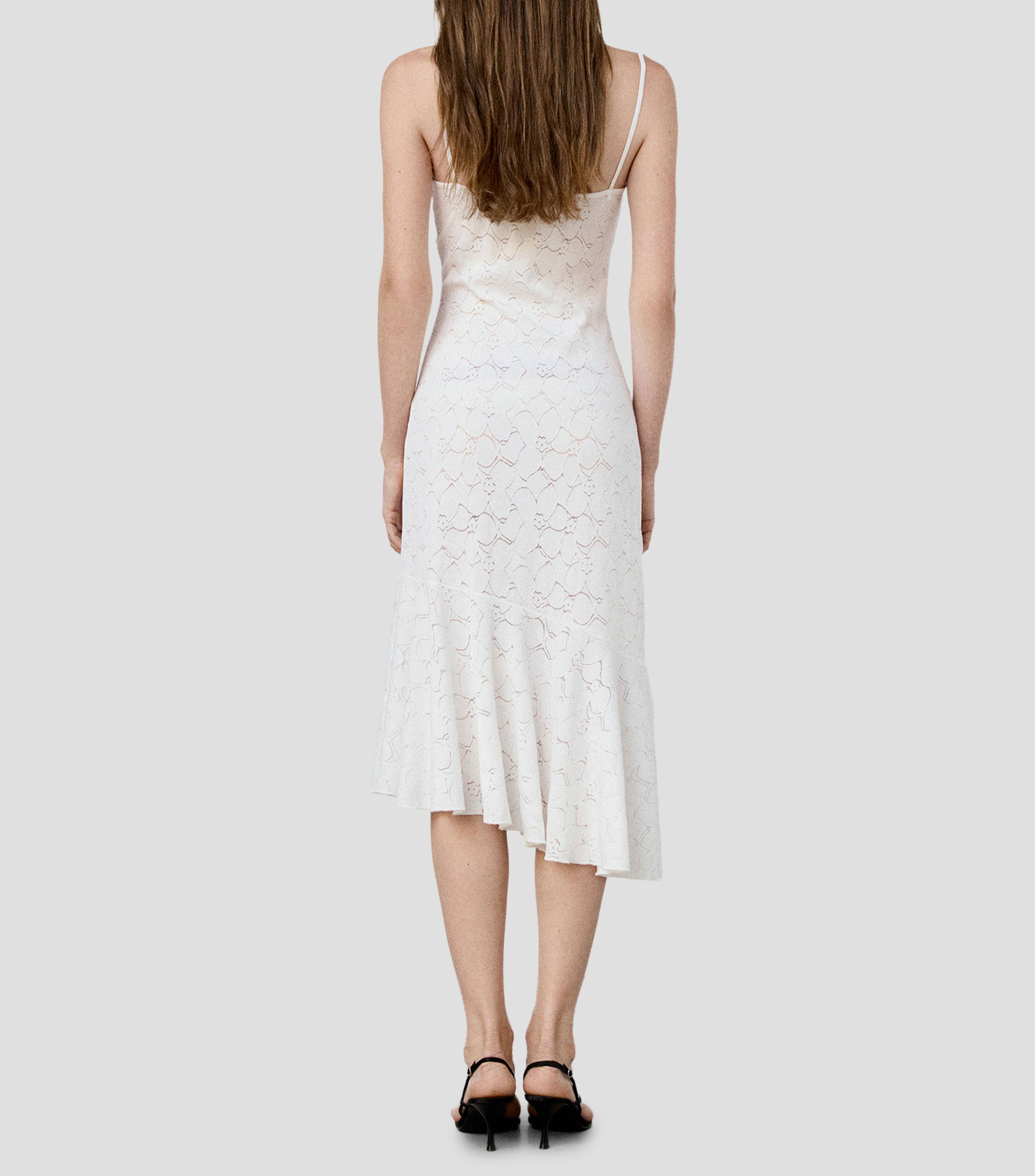 Vestido midi fantasía Mujer