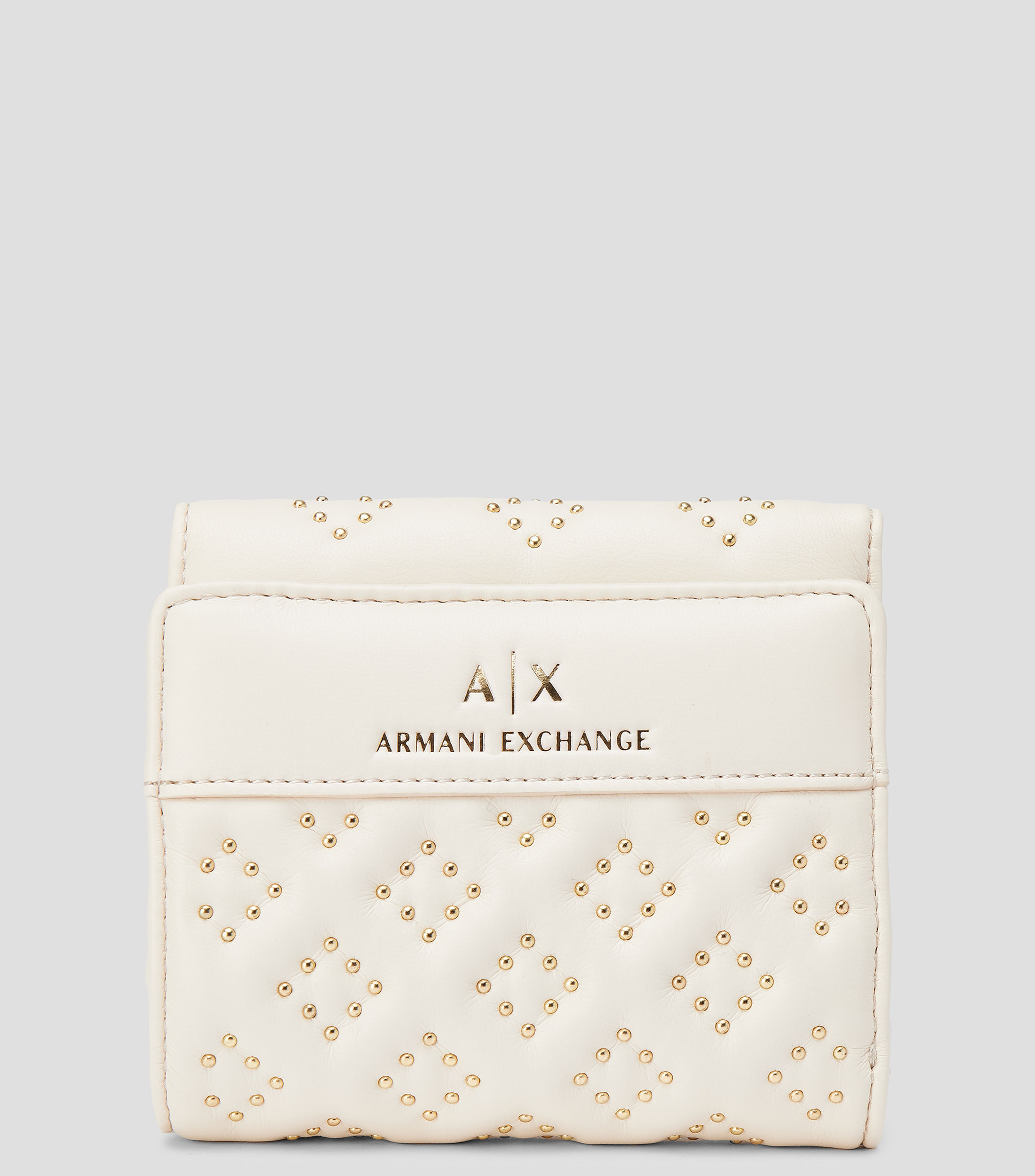 Cartera Blanca con tachuelas Mujer