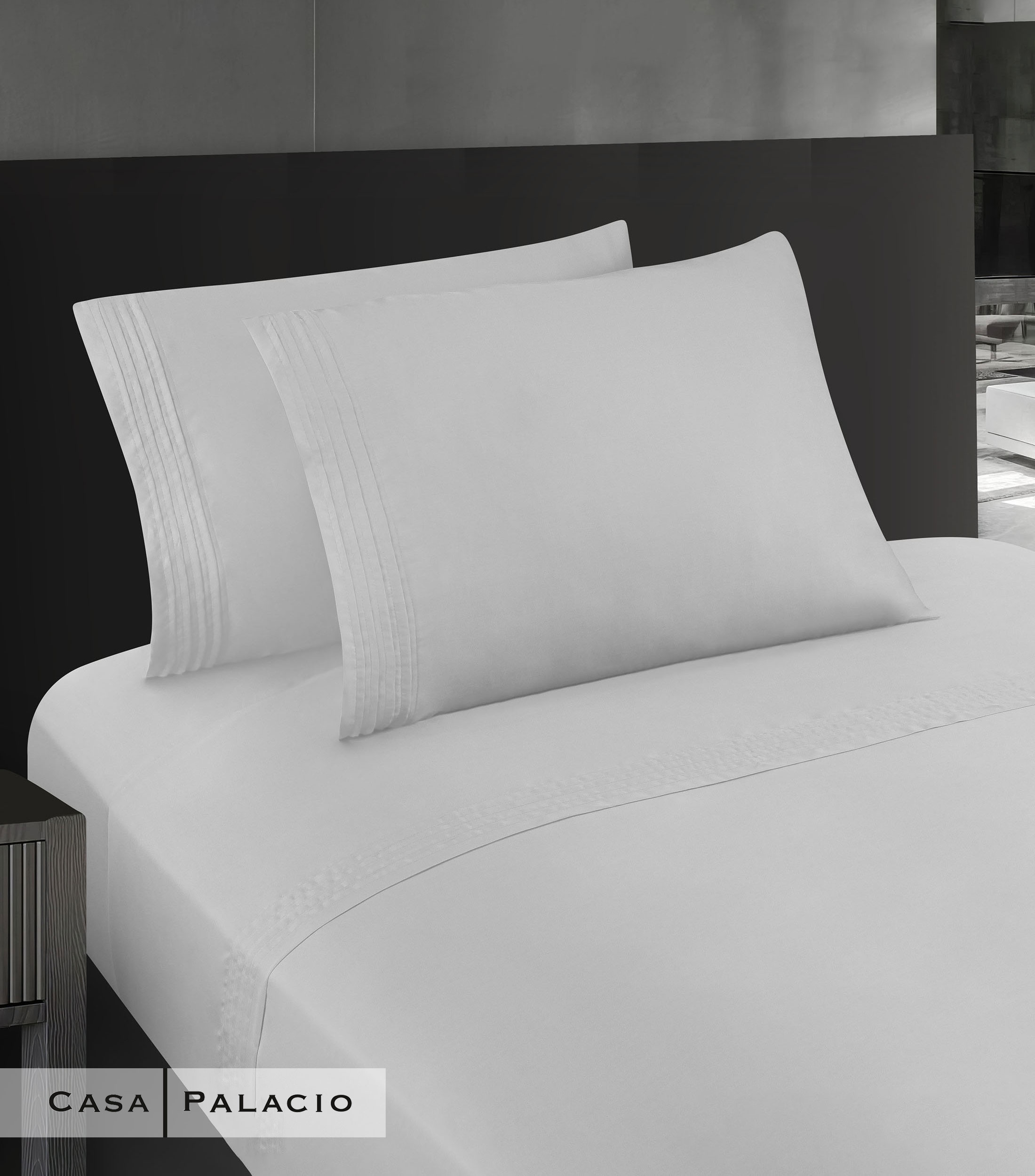 Juego de Sábanas Queen Size Monarc Gris