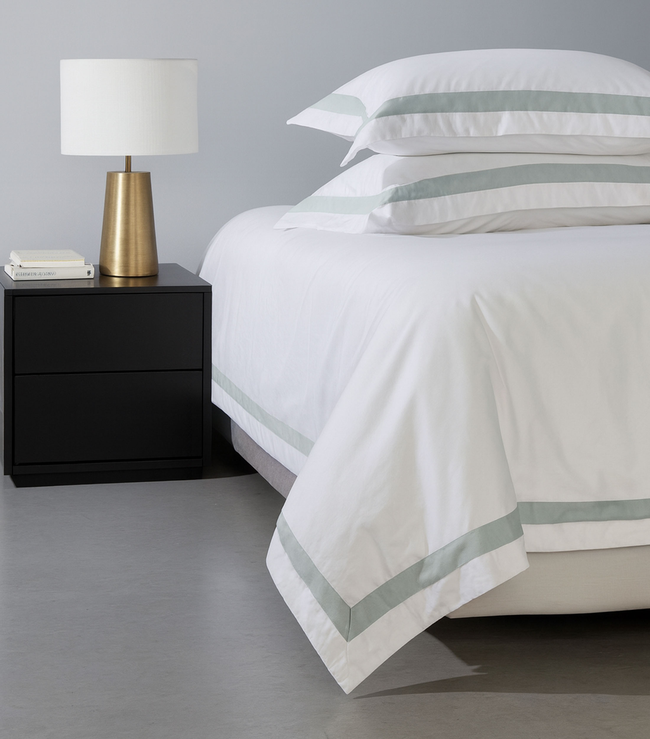 Juego de Funda para Duvet Matrimonial en Algodón azul