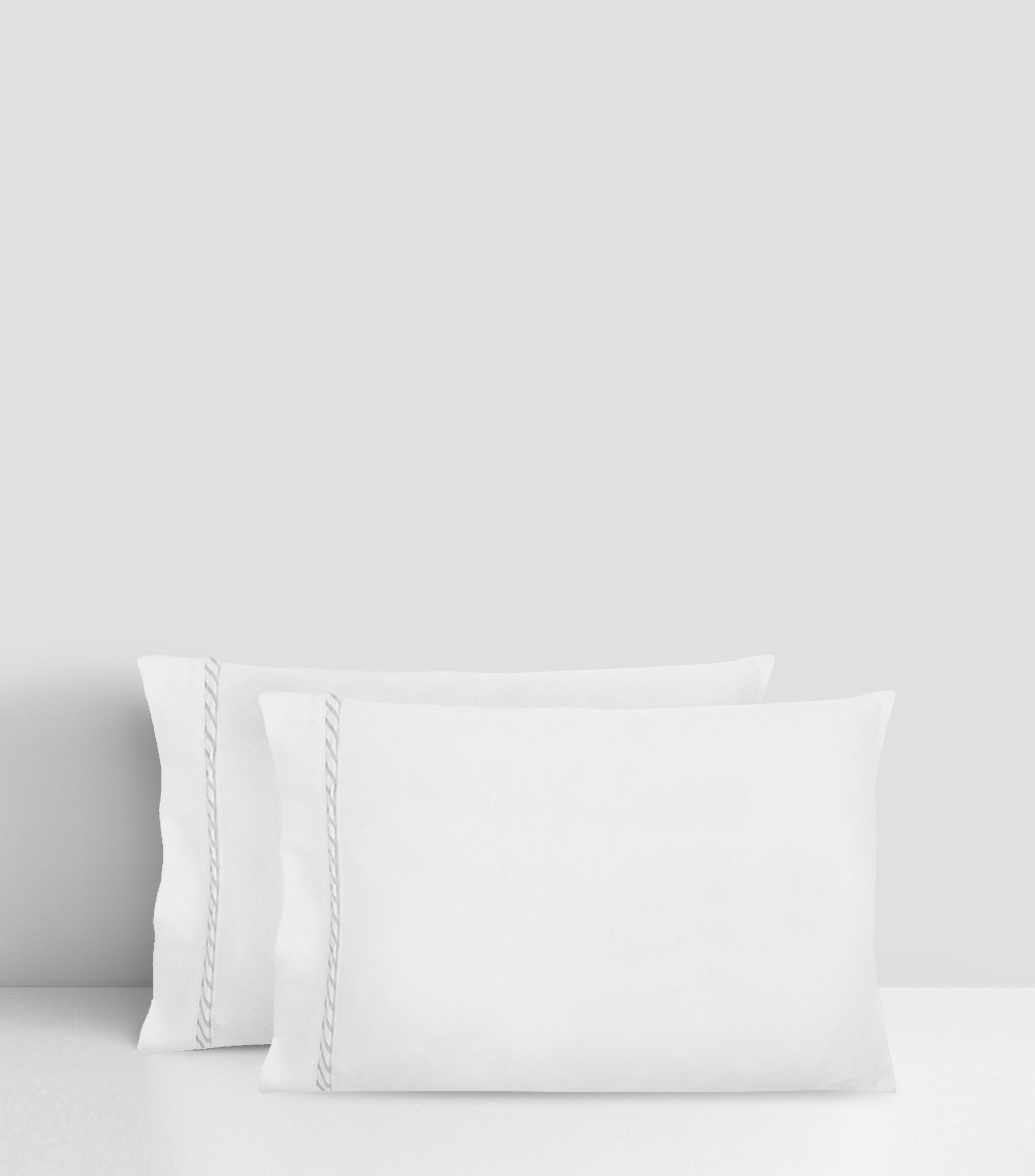 Set de 2 Fundas para Almohada blanco