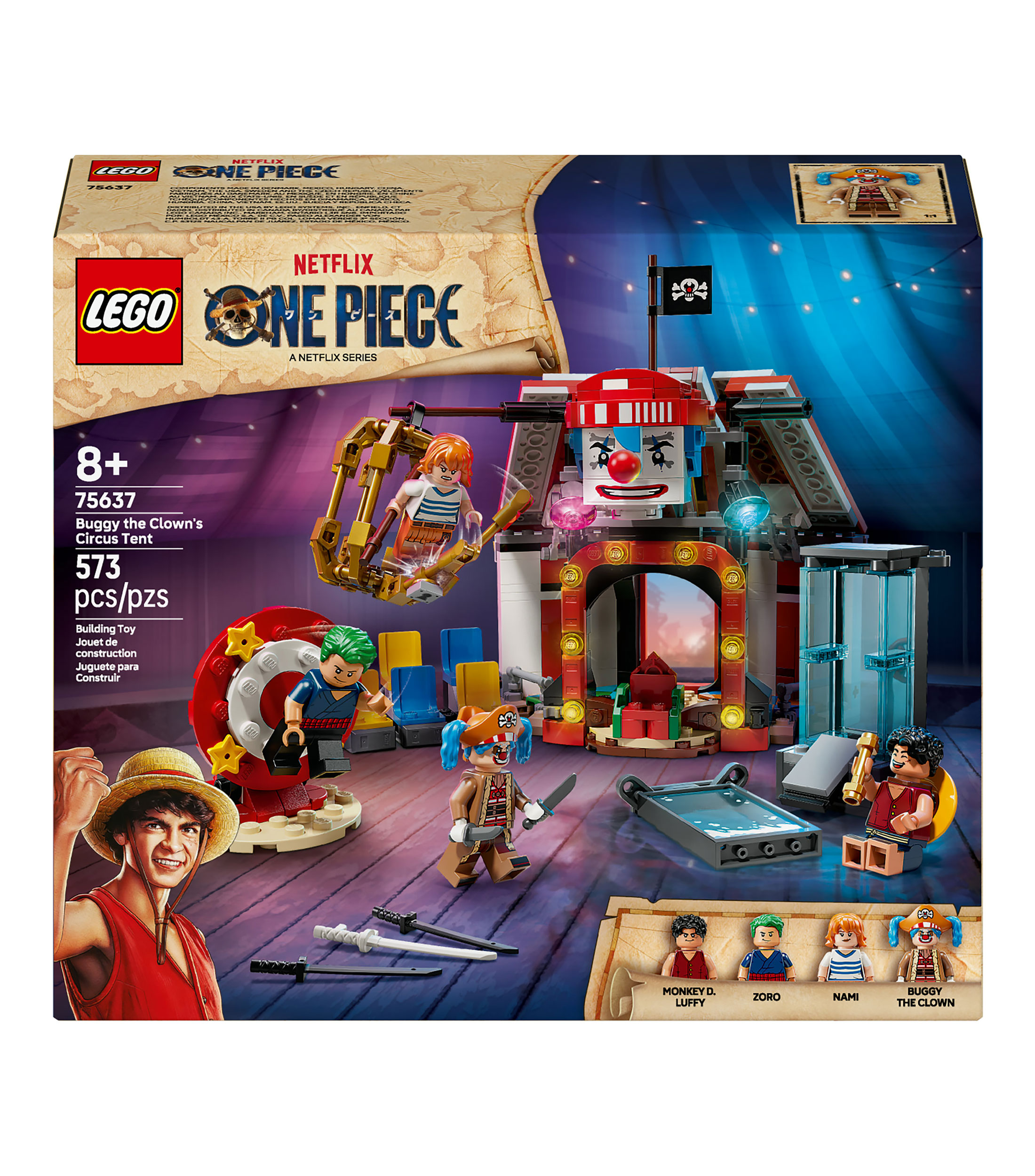Lego ONE PIECE Carpa de Circo de Buggy el Payaso Kit 75637