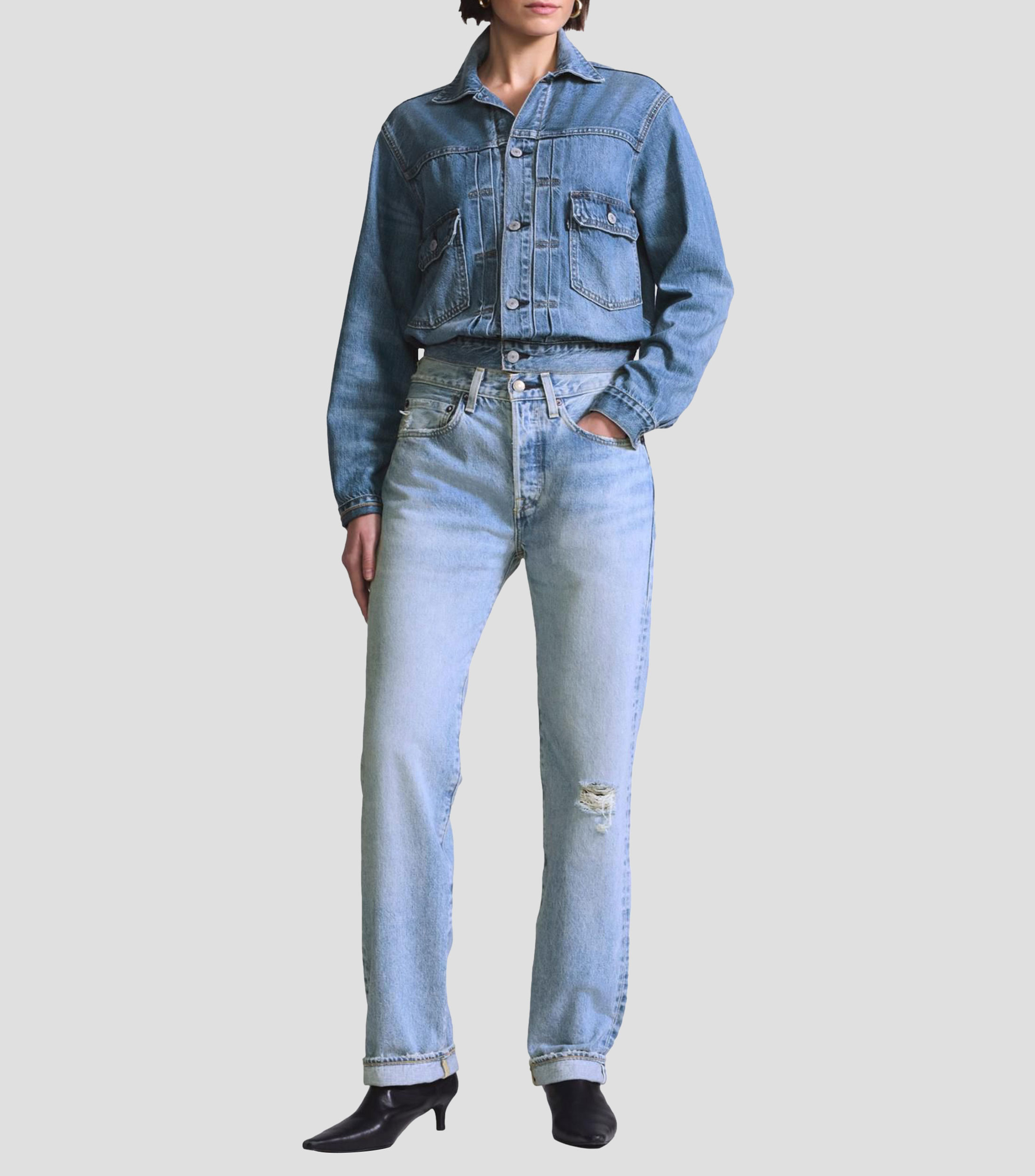 Jeans 70's 501 regular liso Mujer