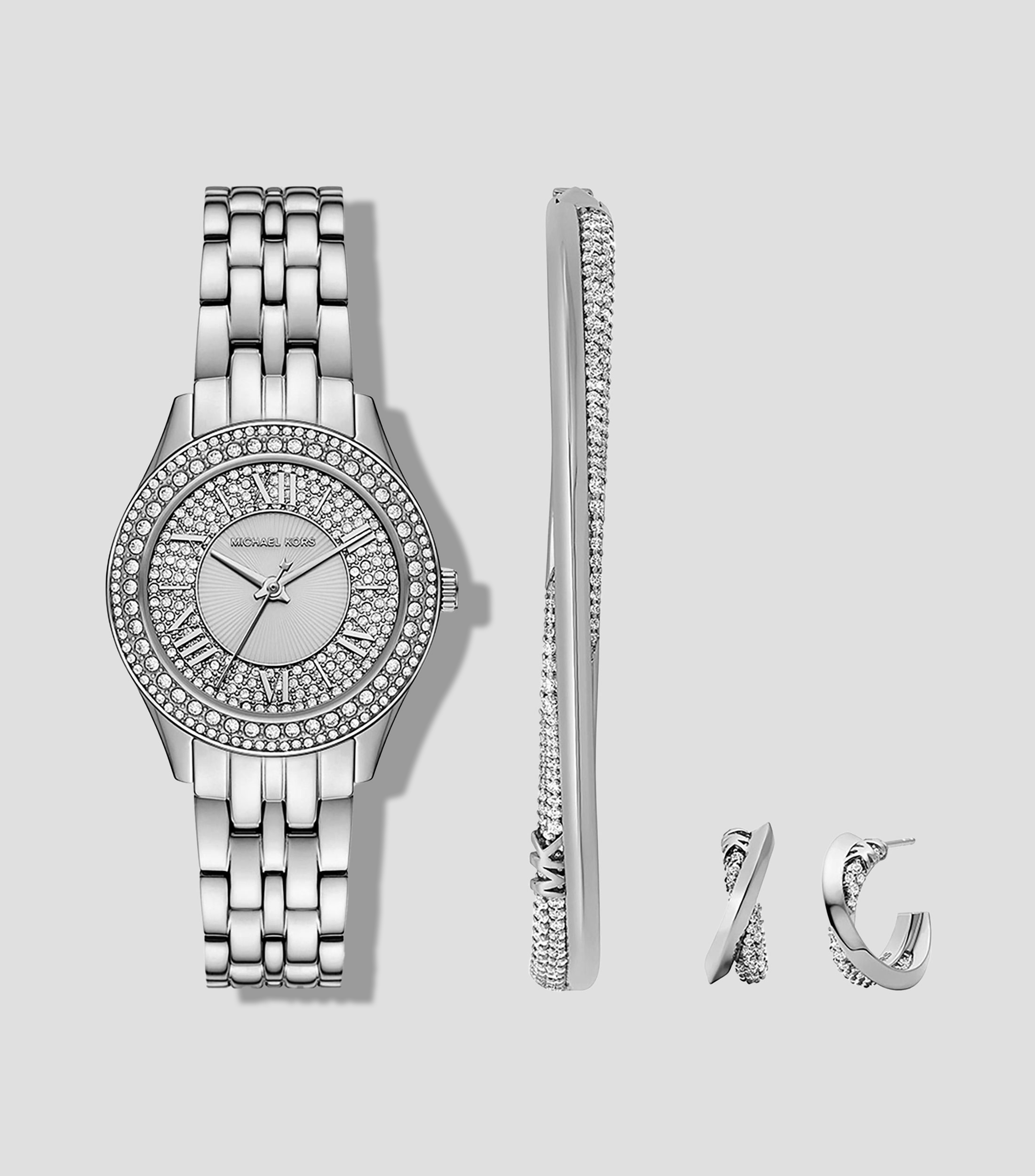 Set reloj, brazalete y aretes Mini Harlowe Mujer
