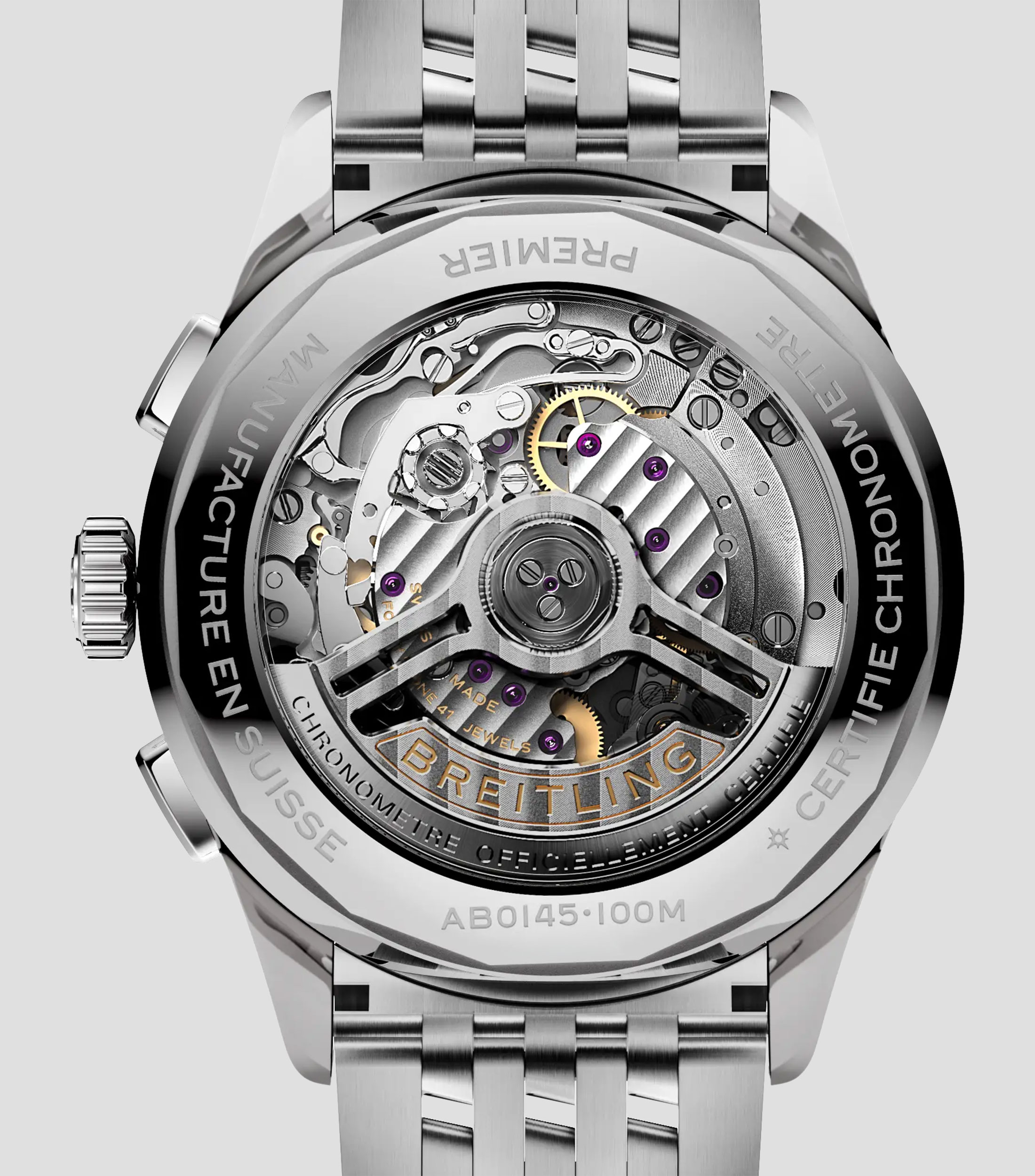 Reloj para Hombre Premier B01 Casual Plateado, Salmón