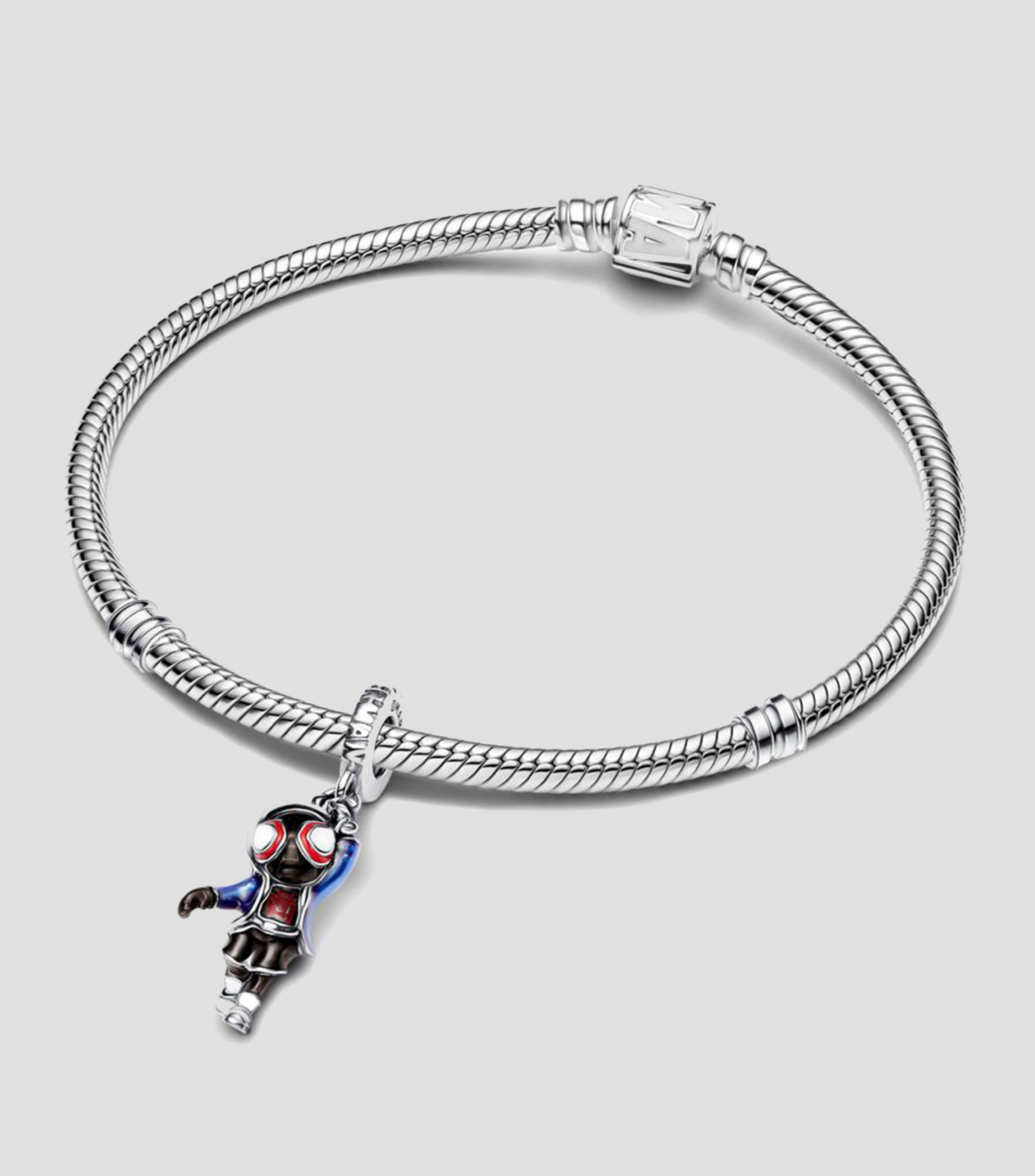 Charm en plata Spider-Man Miles Morales Pandora x Marvel Unisex