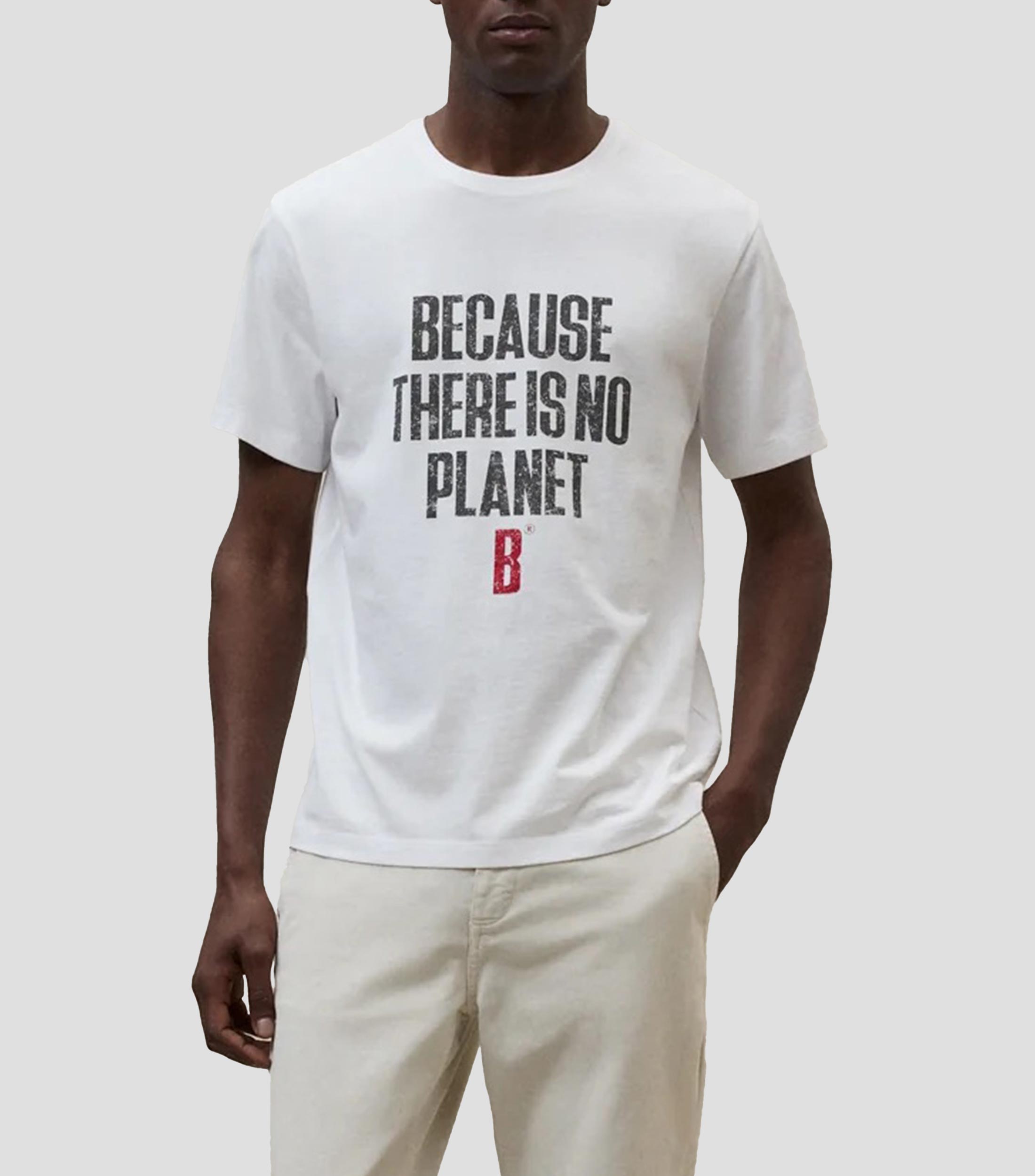 Playera cuello redondo manga corta estampada Hombre