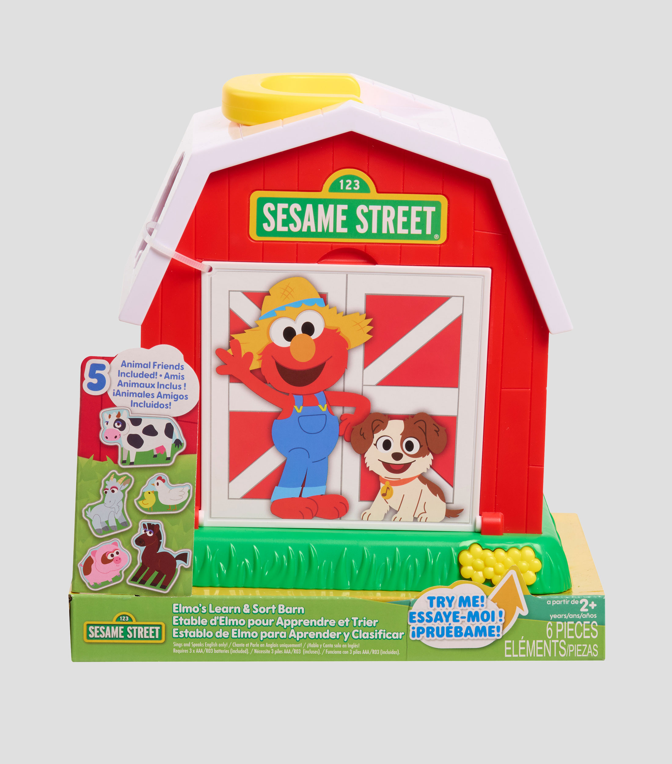 Plaza Sésamo Elmo Granero Clasifica y Aprende