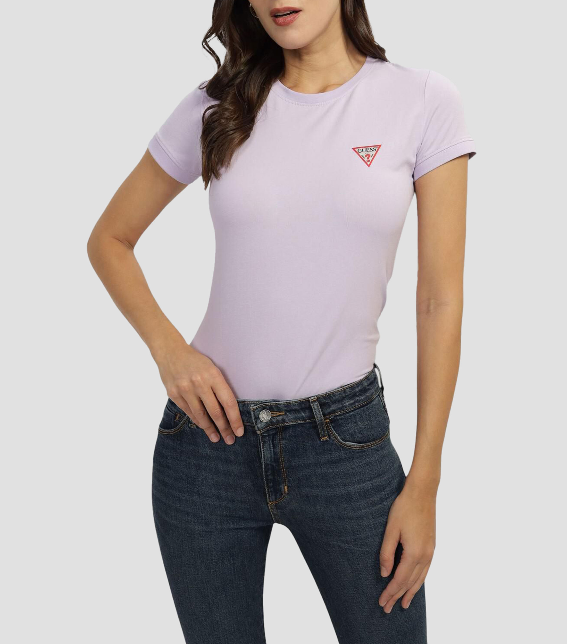 Playera de cuello redondo y manga corta Mujer
