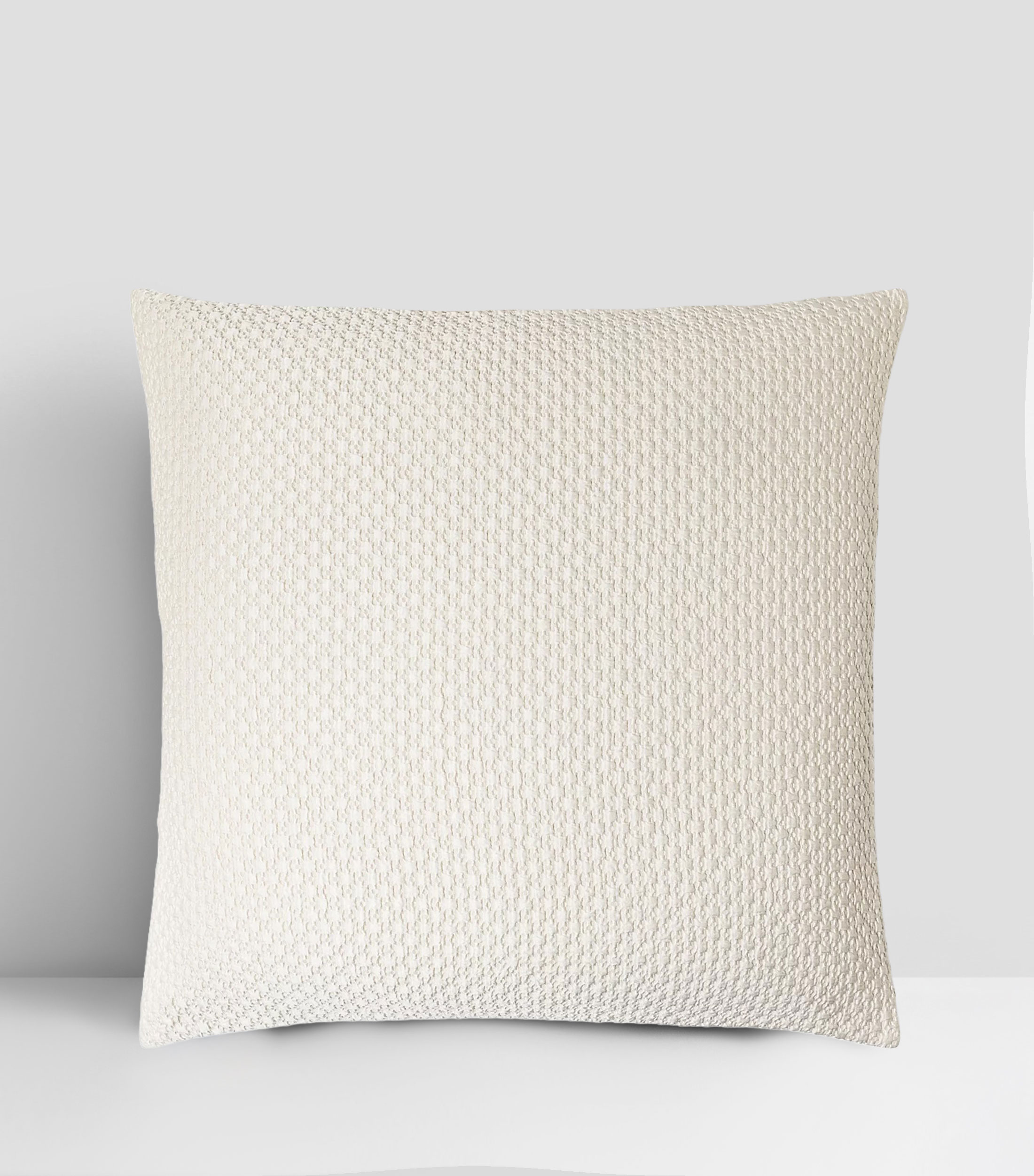 Funda para cojín euro Lux Waffle crema
