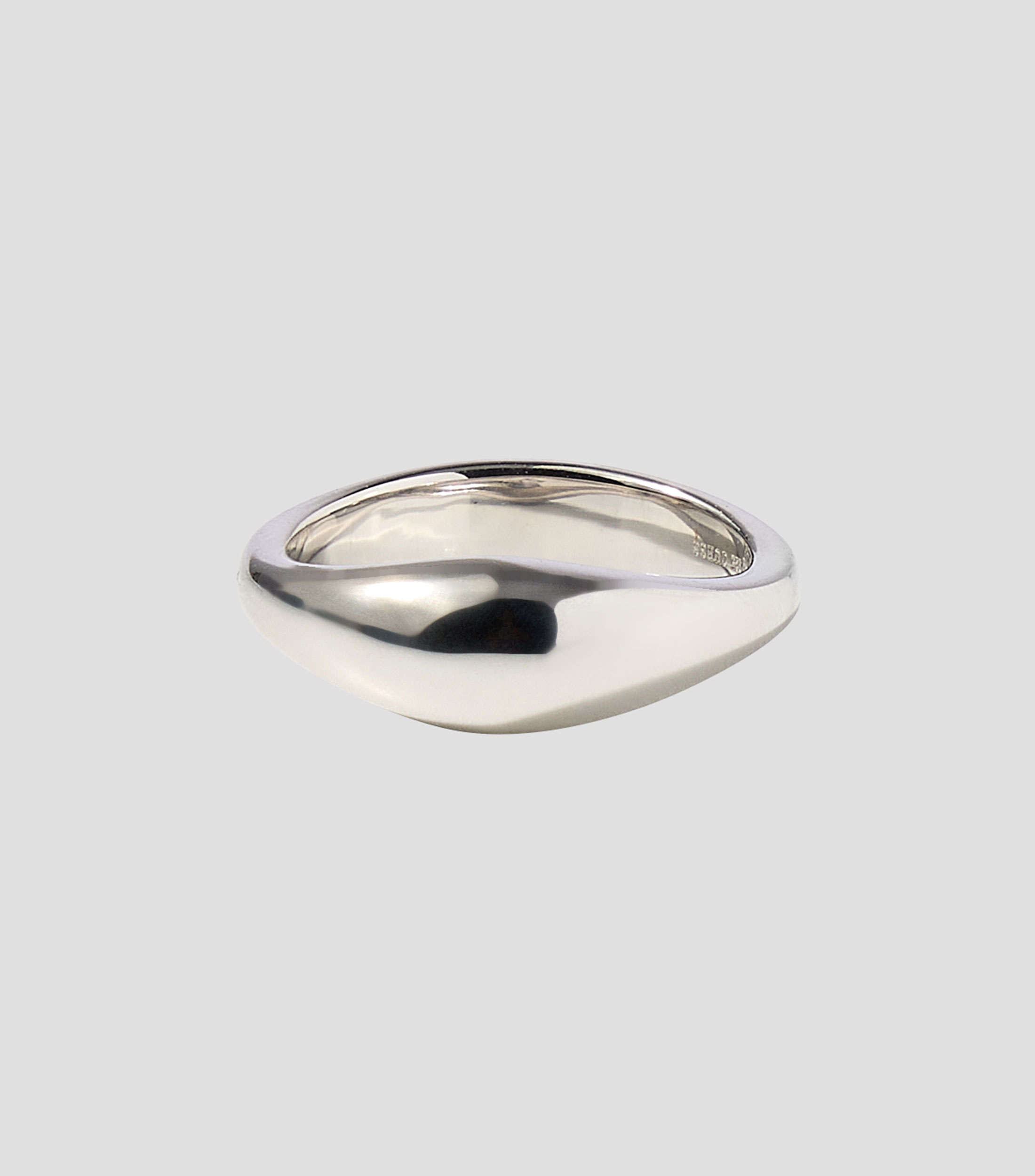 Anillo en plata .925 curveado Mujer