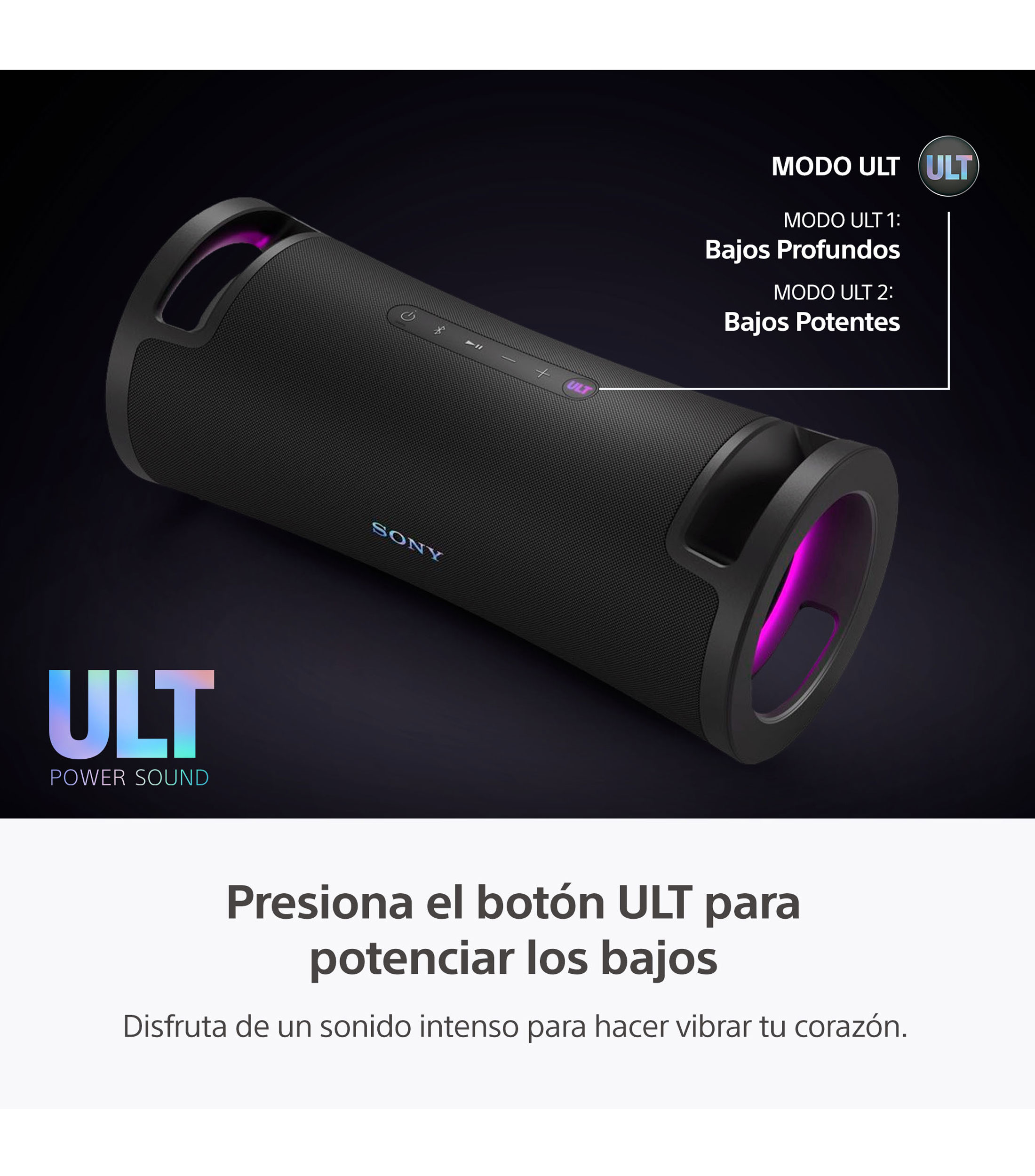 Bocina inalámbrica bluetooth SRS- ULT70
