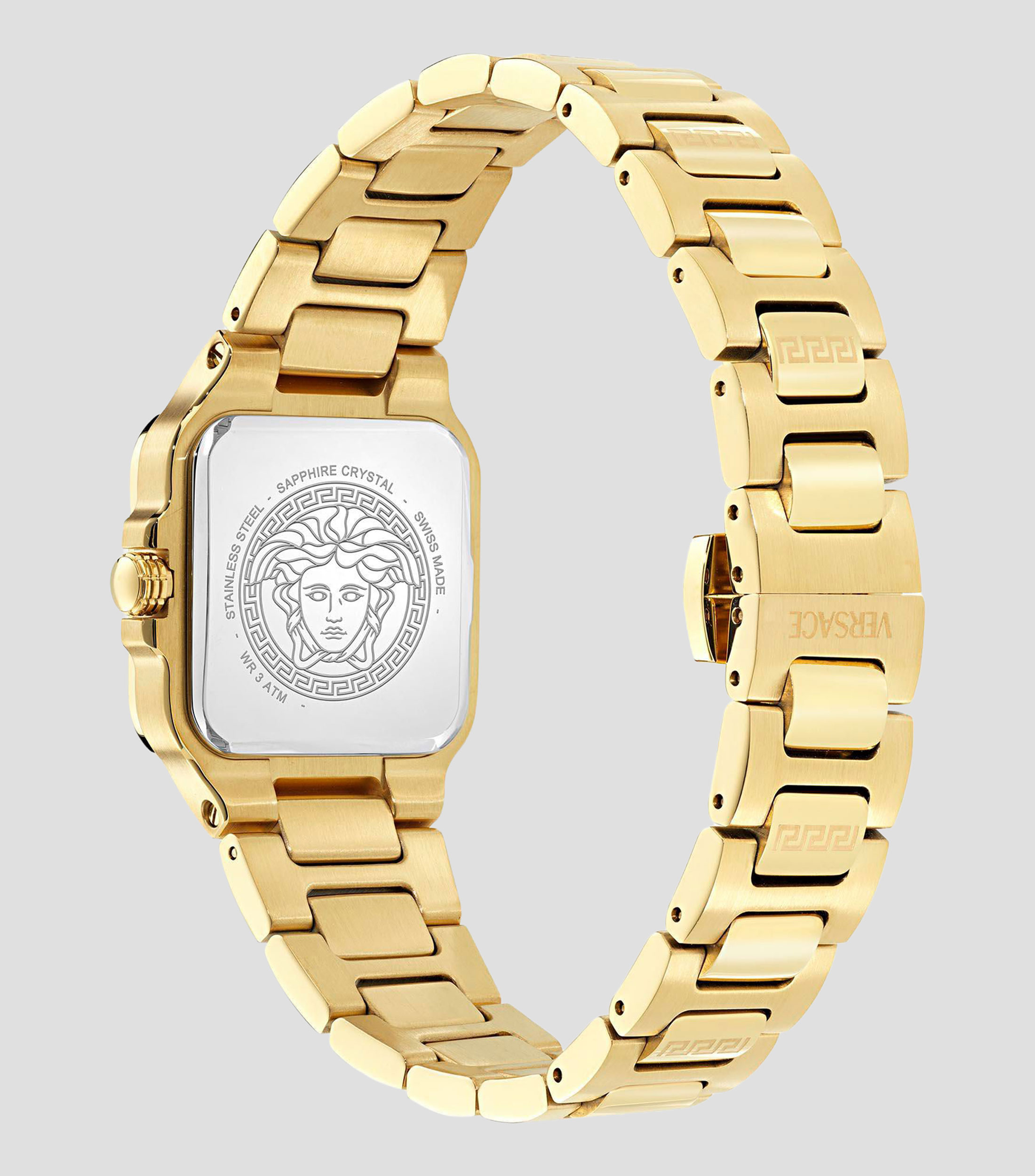 Reloj para Mujer Greca Edge de vestir Dorado, Negro