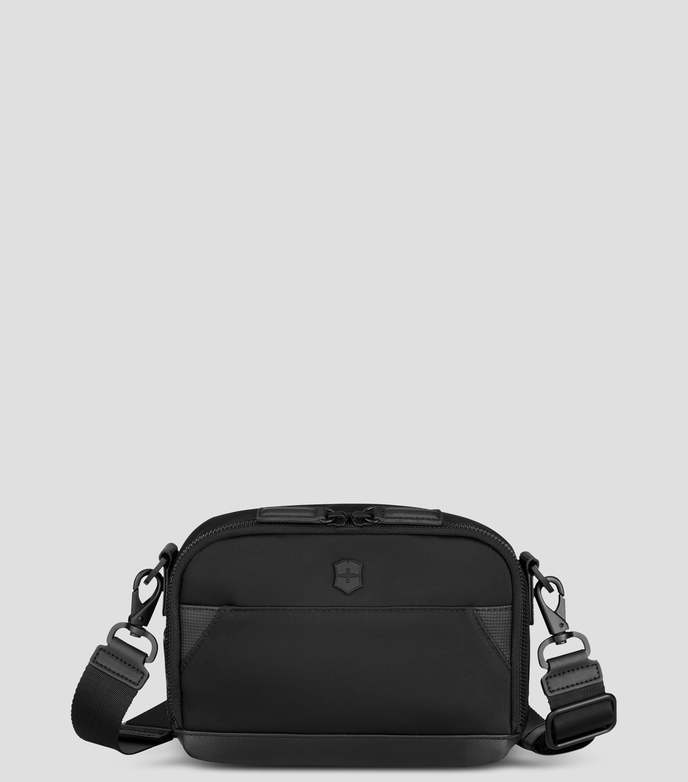 Bolso crossbody negro Alox Nero Compact liso Hombre