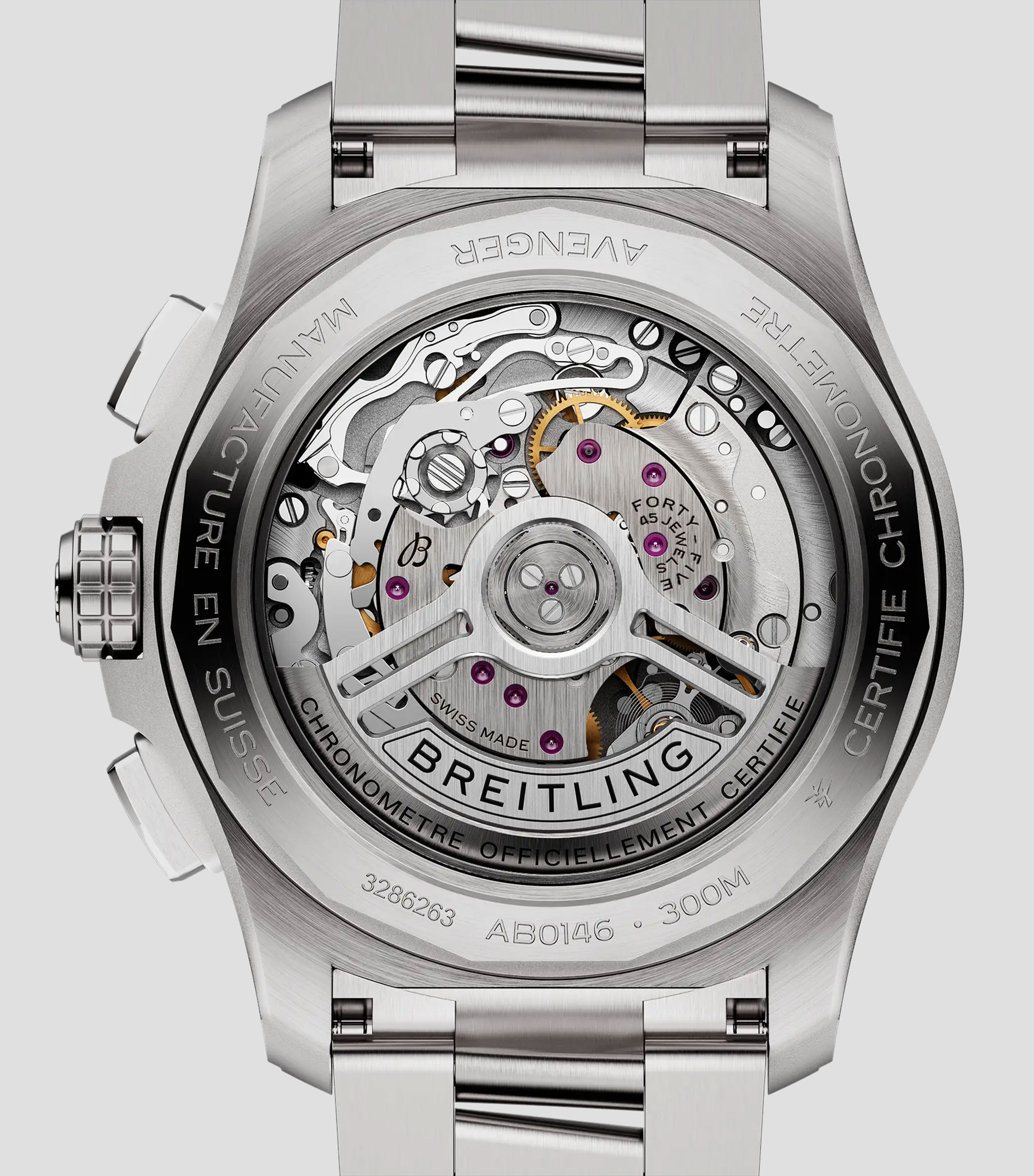 Reloj para Hombre Avenger B01 Deportivo Negro, Plateado